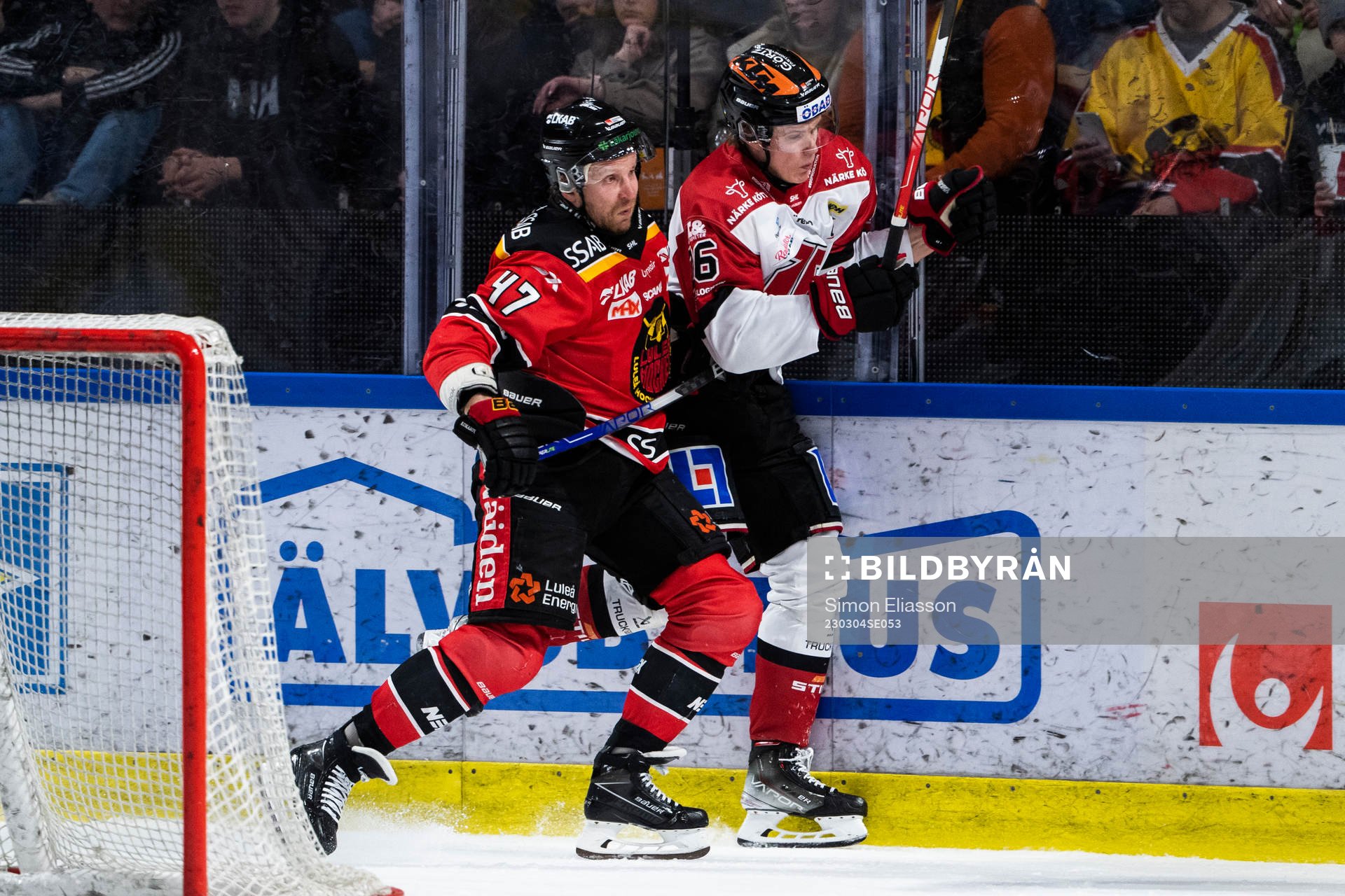 Luleås Leo Komarov och Örebros Filip Berglund