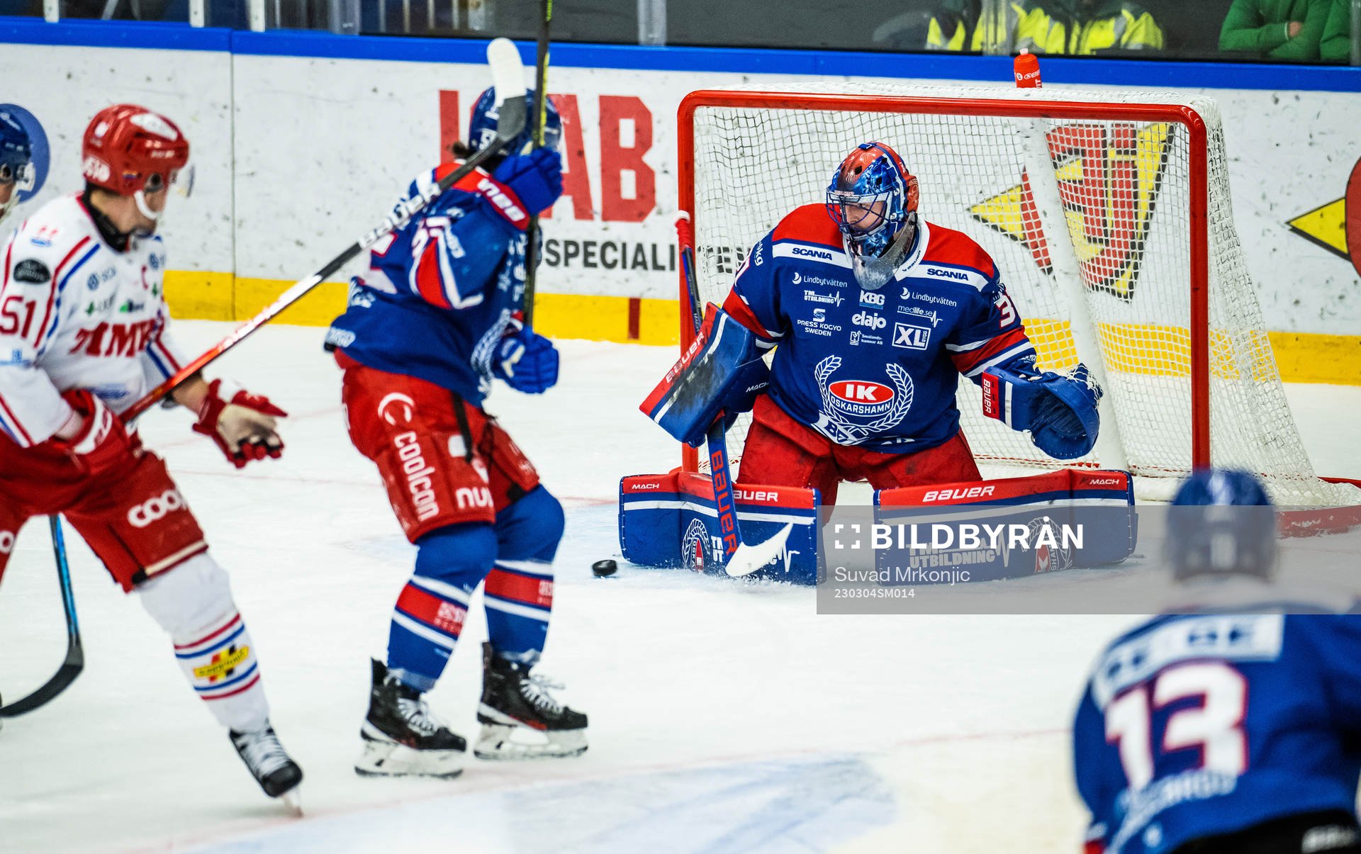 Oskarshamns målvakt Tim Juel