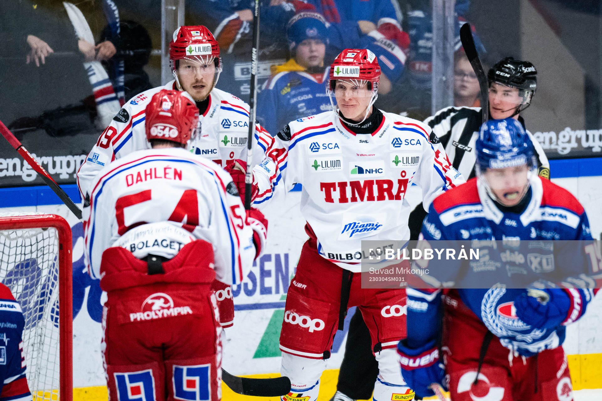 Timrås Olli Palola jublar