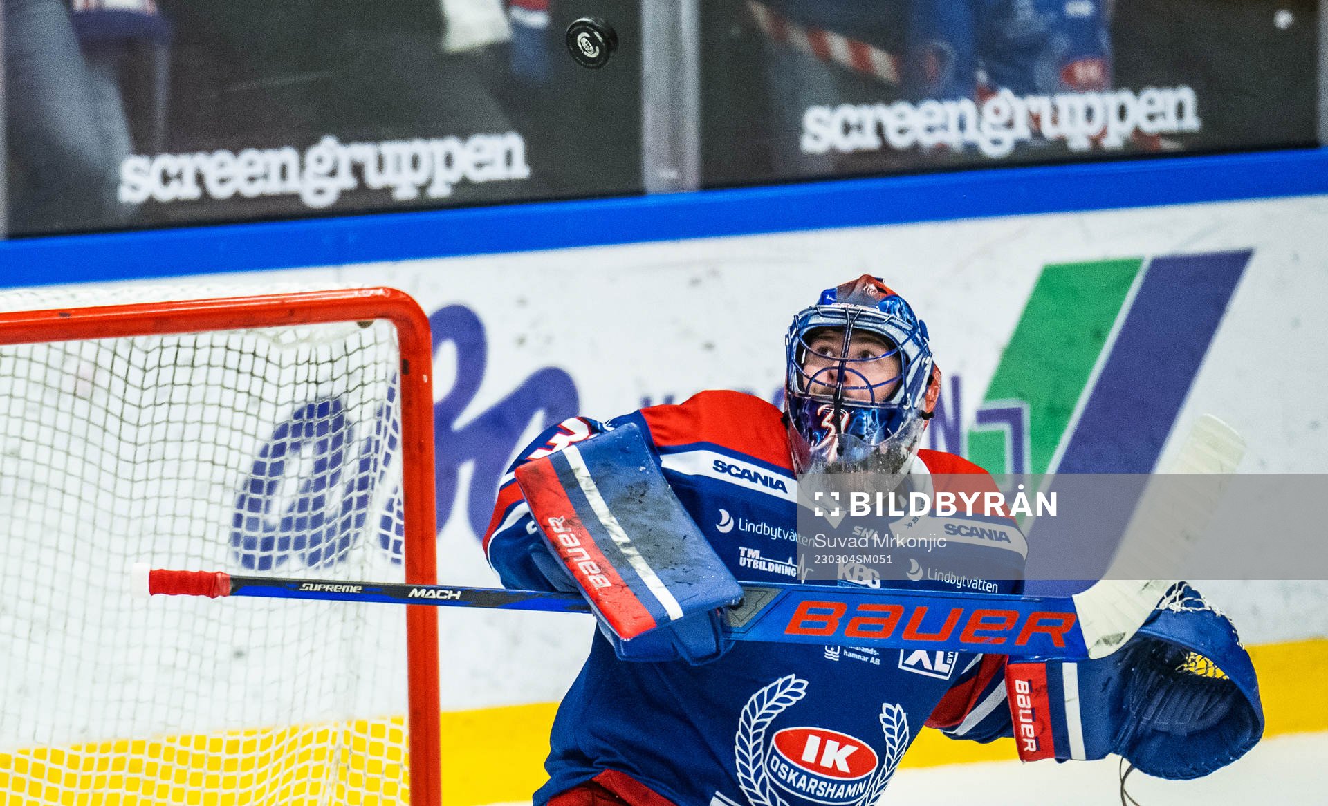 Oskarshamns målvakt Tim Juel