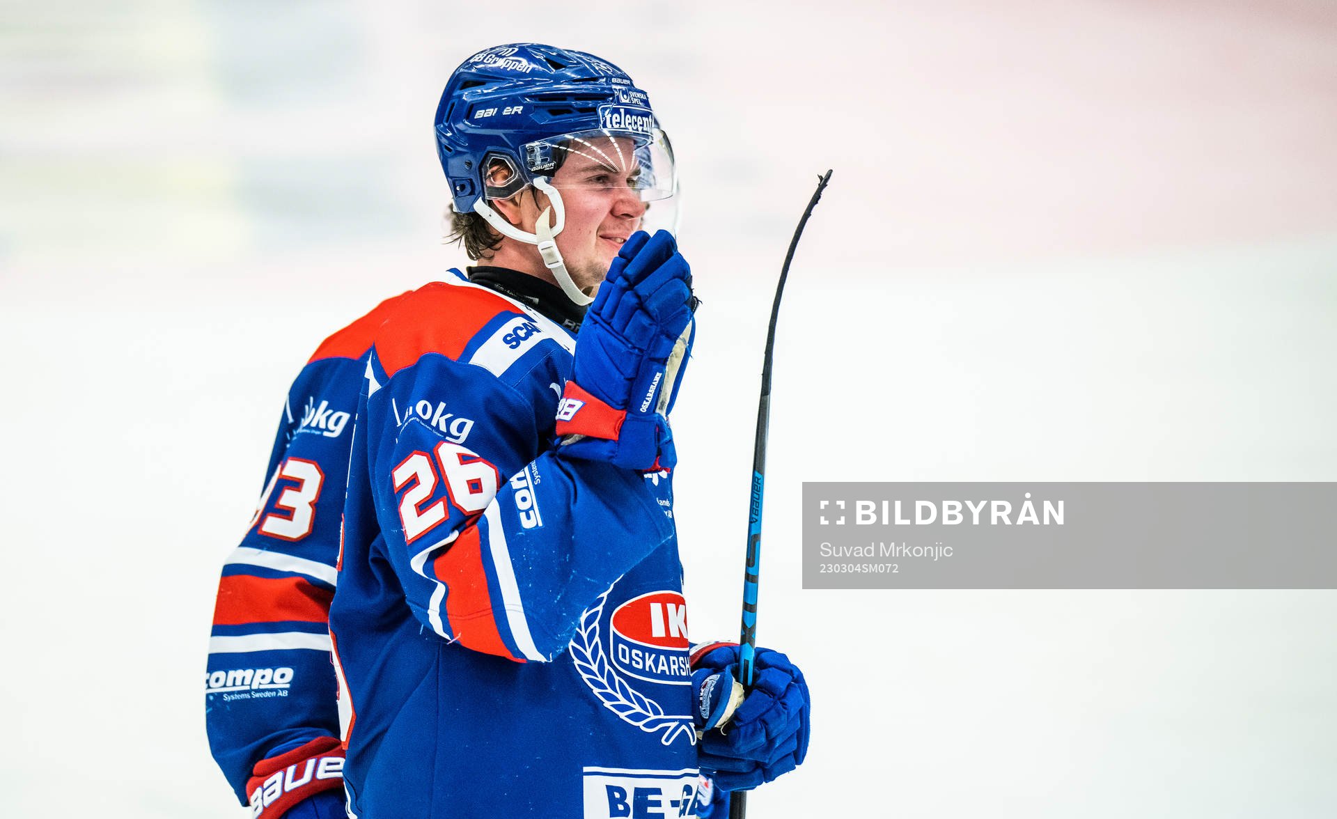 Oskarshamns Lukas Pilö jublar