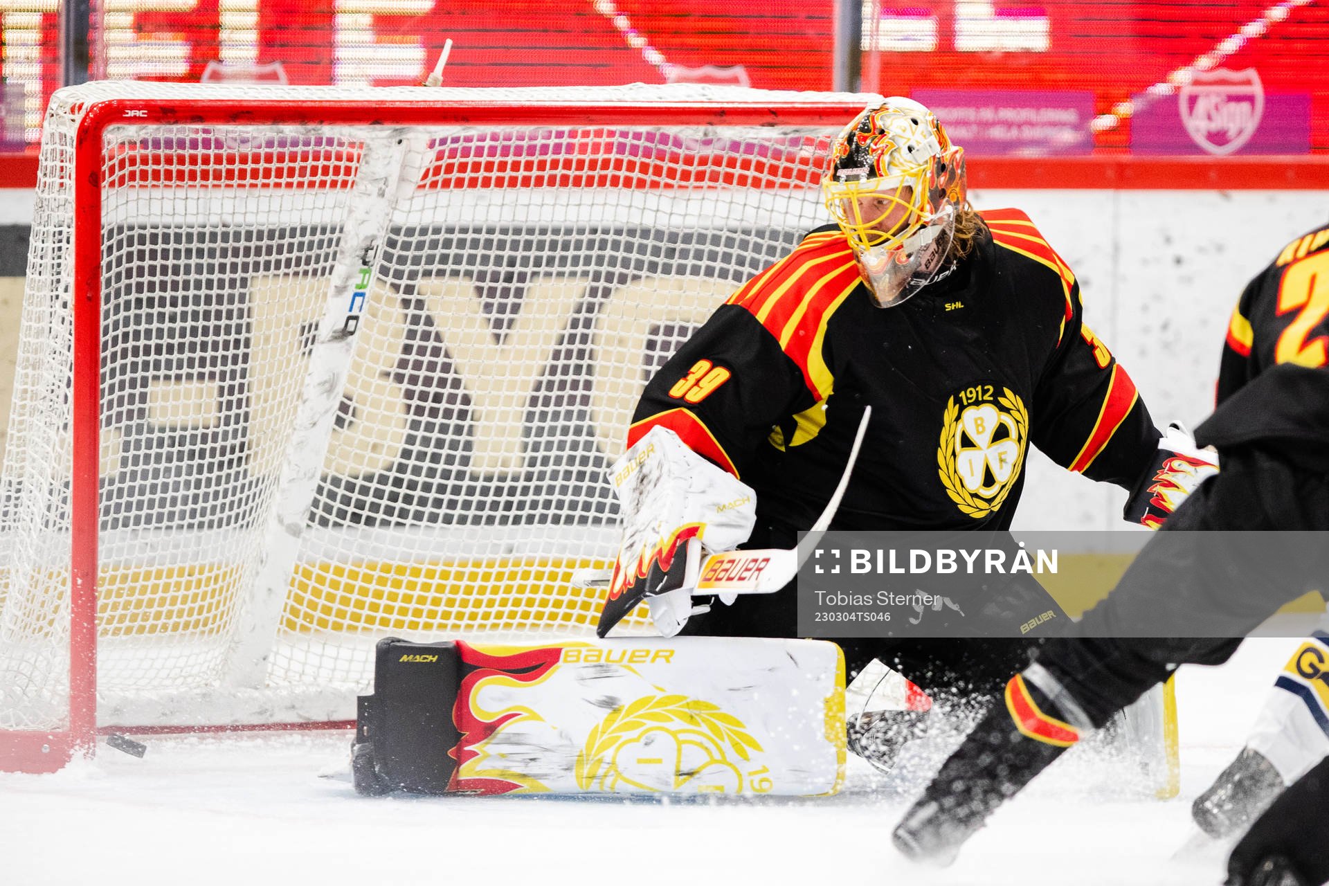 Brynäs målvakt Anders Lindbäck släpper in 4-2