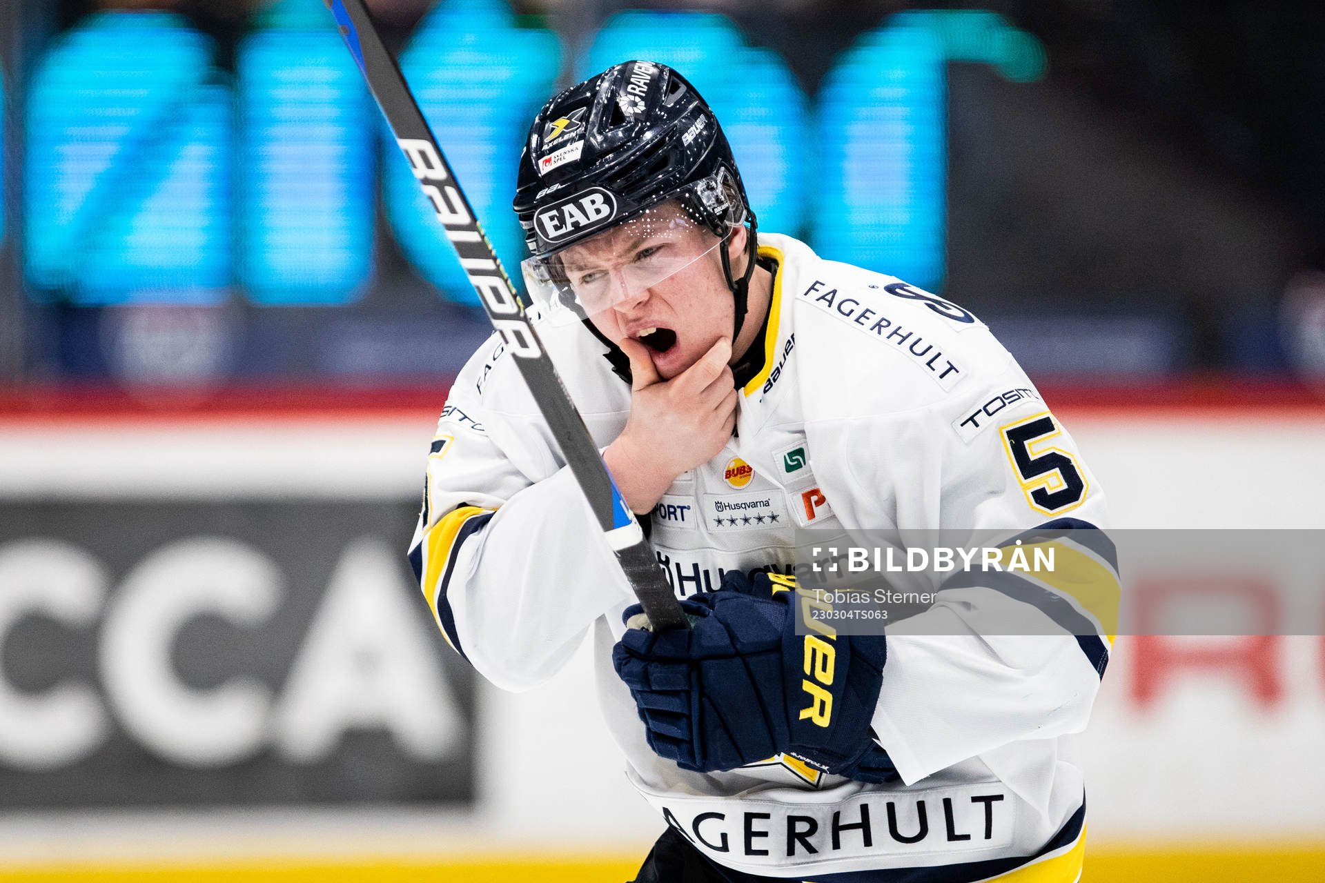 HV71s Victor Sjöholm har ont