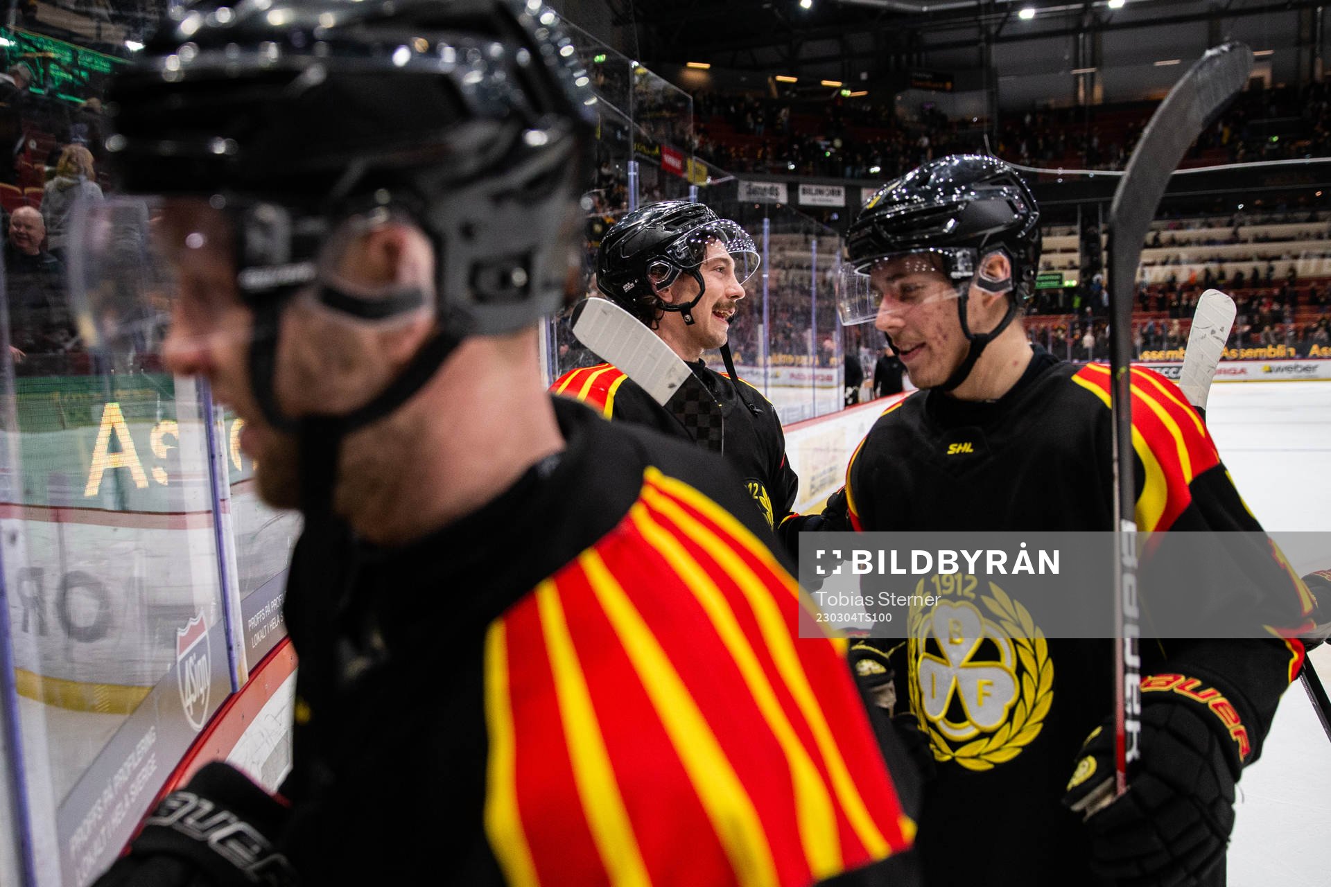 Brynäs Hannes Björninen jublar