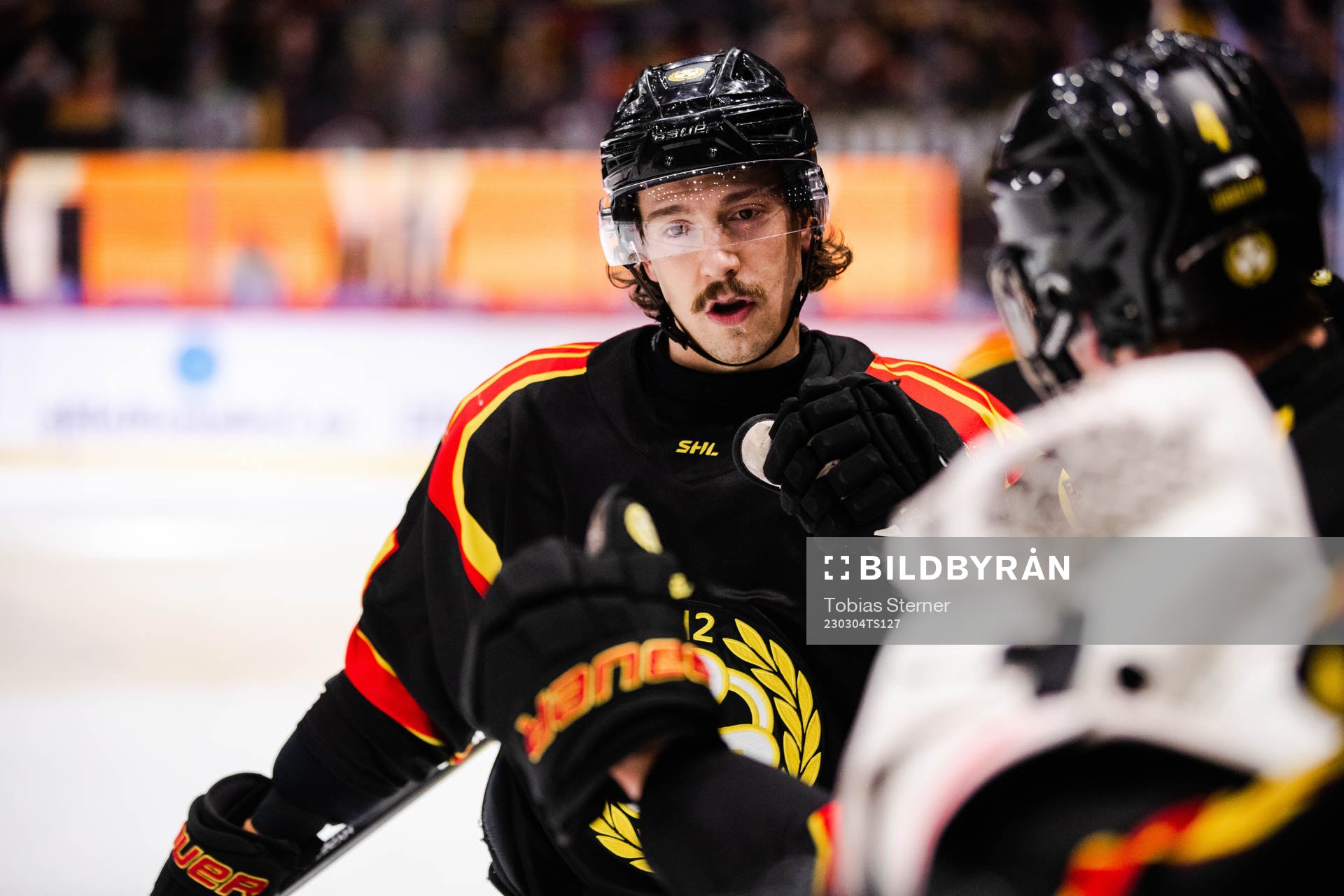 Brynäs Hannes Björninen jublar