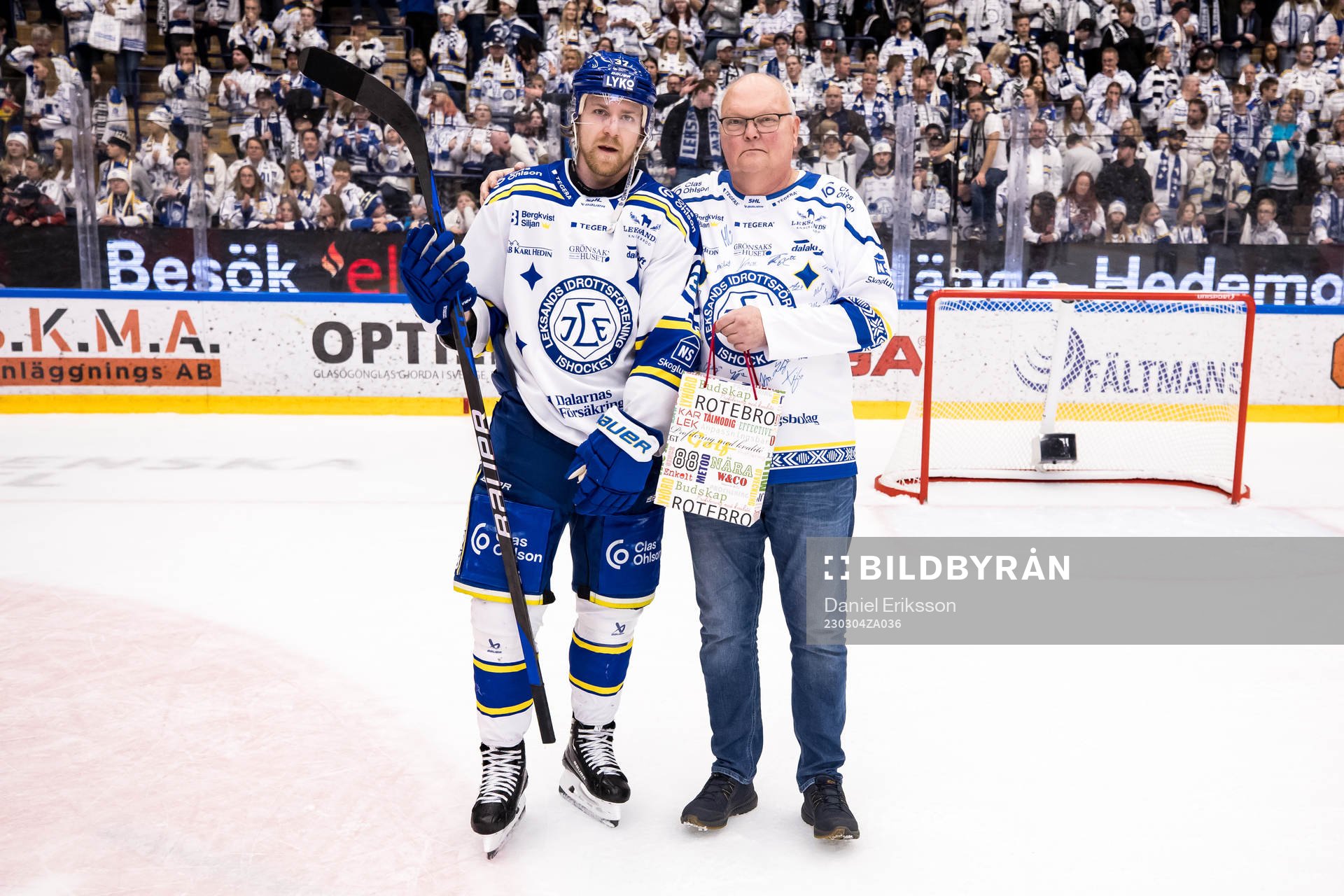 Leksands Anton Lindholm utsedd till matchens lirare