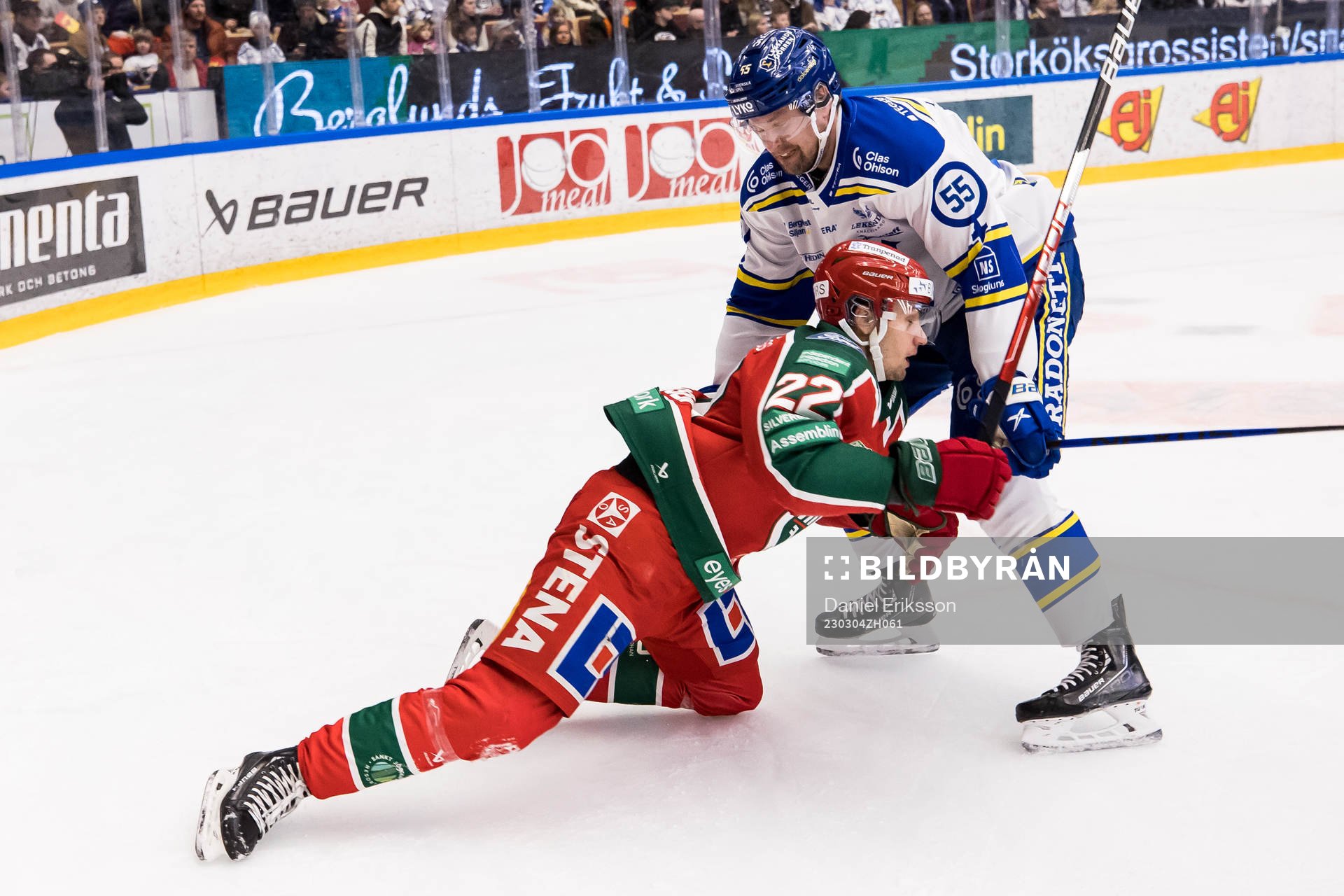 Frölundas Linus Nässen och Leksands Jonas Ahnelöv
