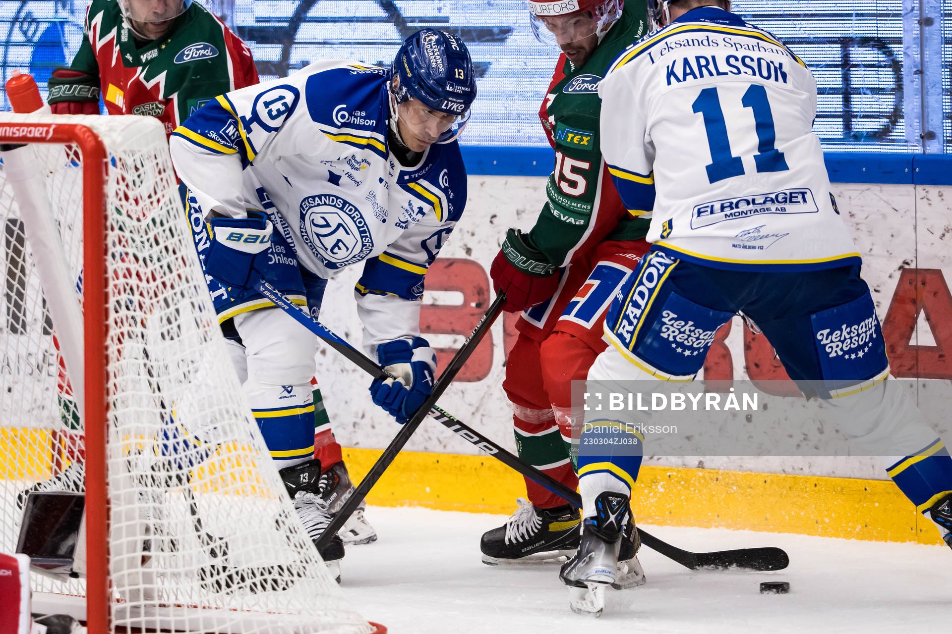 Leksands Jon Knuts och Frölundas Anders Grönlund