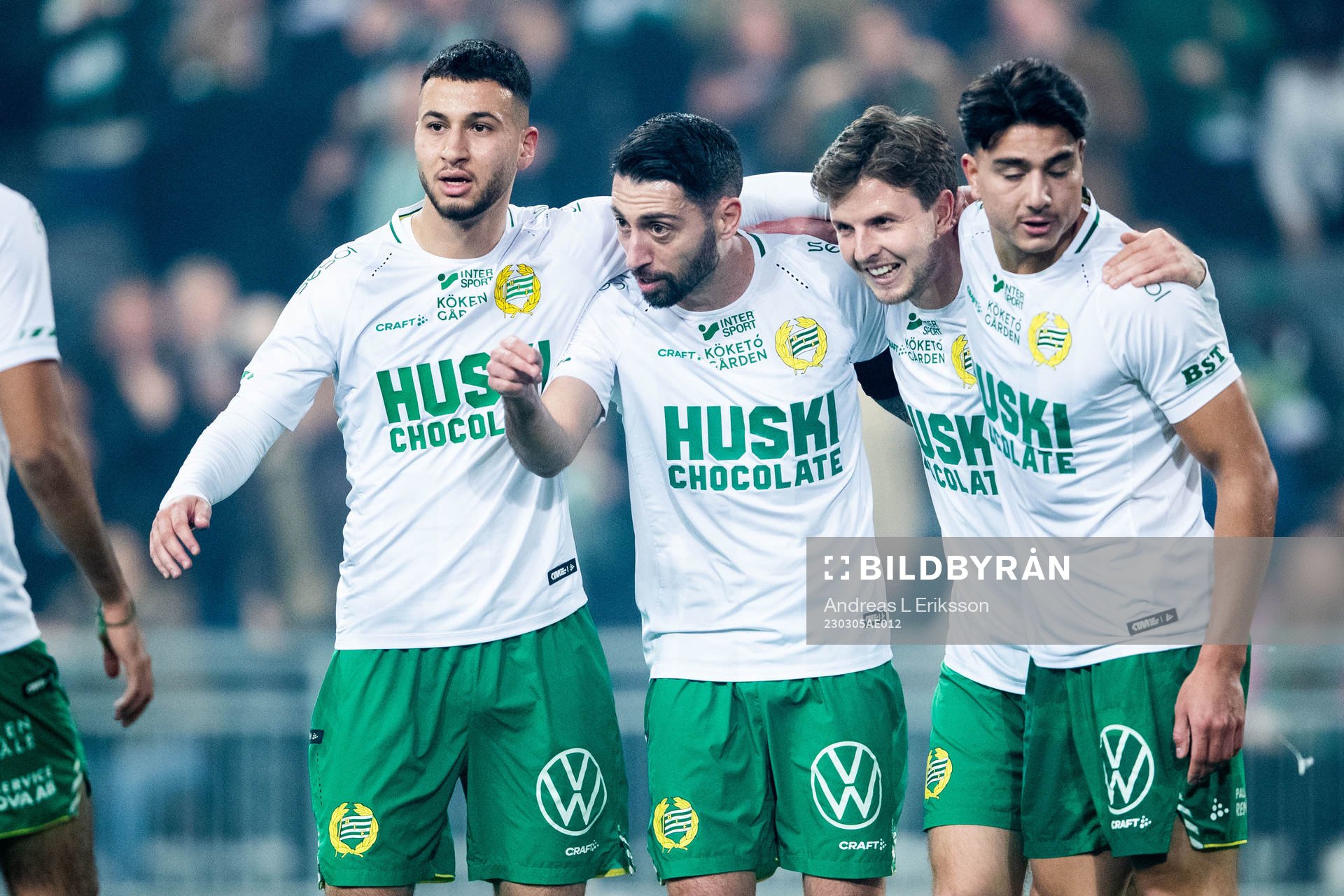 Hammarbys Joel Nilsson jublar med Abdelrahman Saidi, Nahir