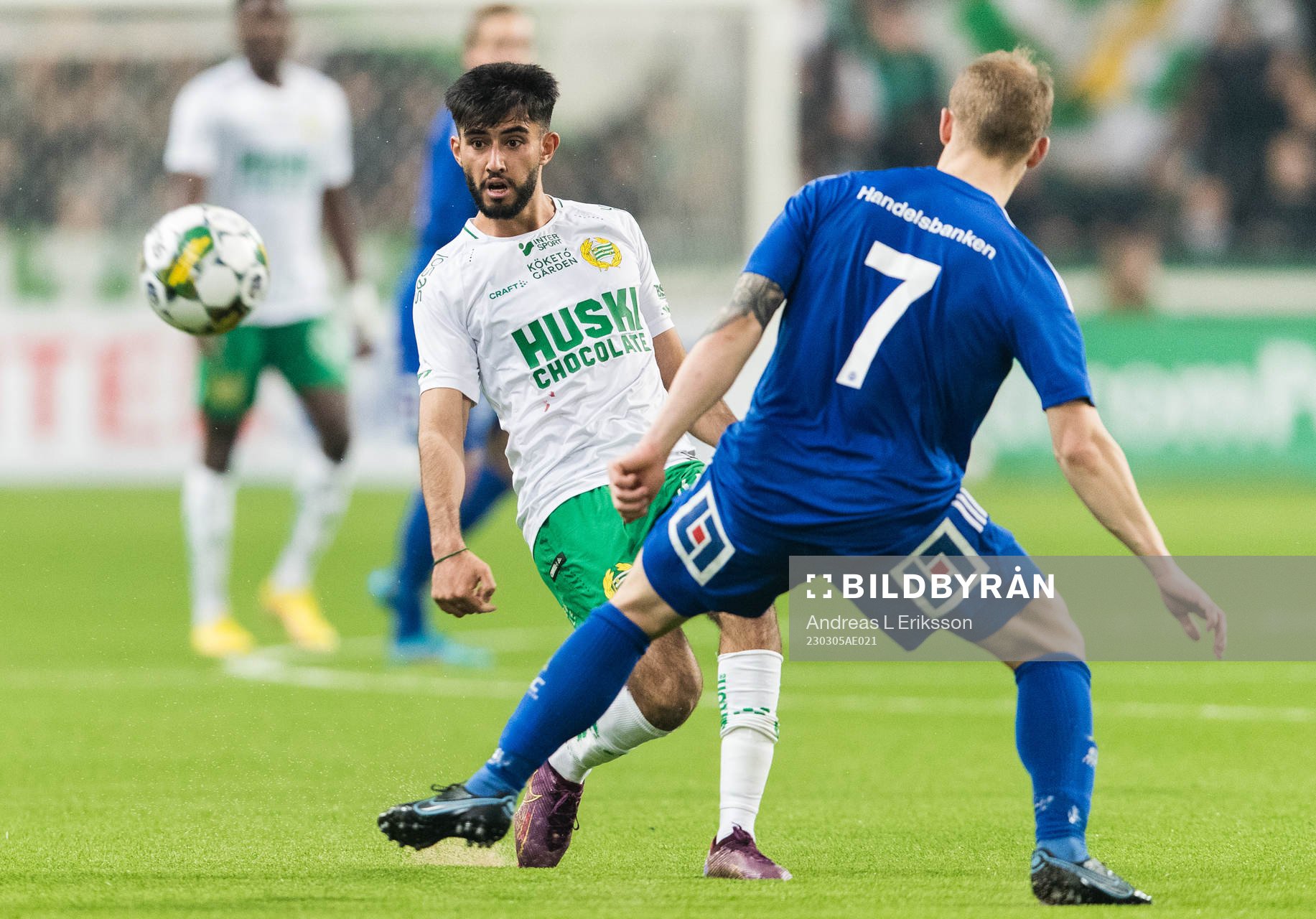 Hammarbys Montader Madjed och GIF Sundsvalls Erik Andersson