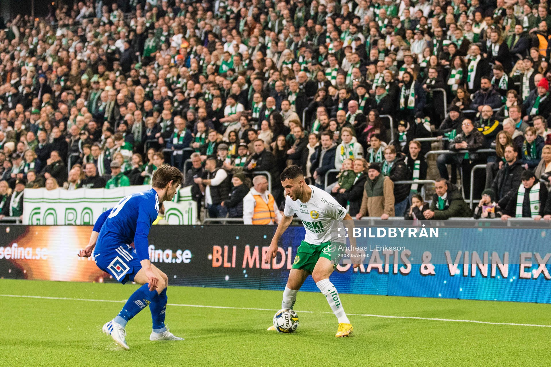 GIF Sundsvalls Teodor Stenshagen och Hammarbys Abdelrahman