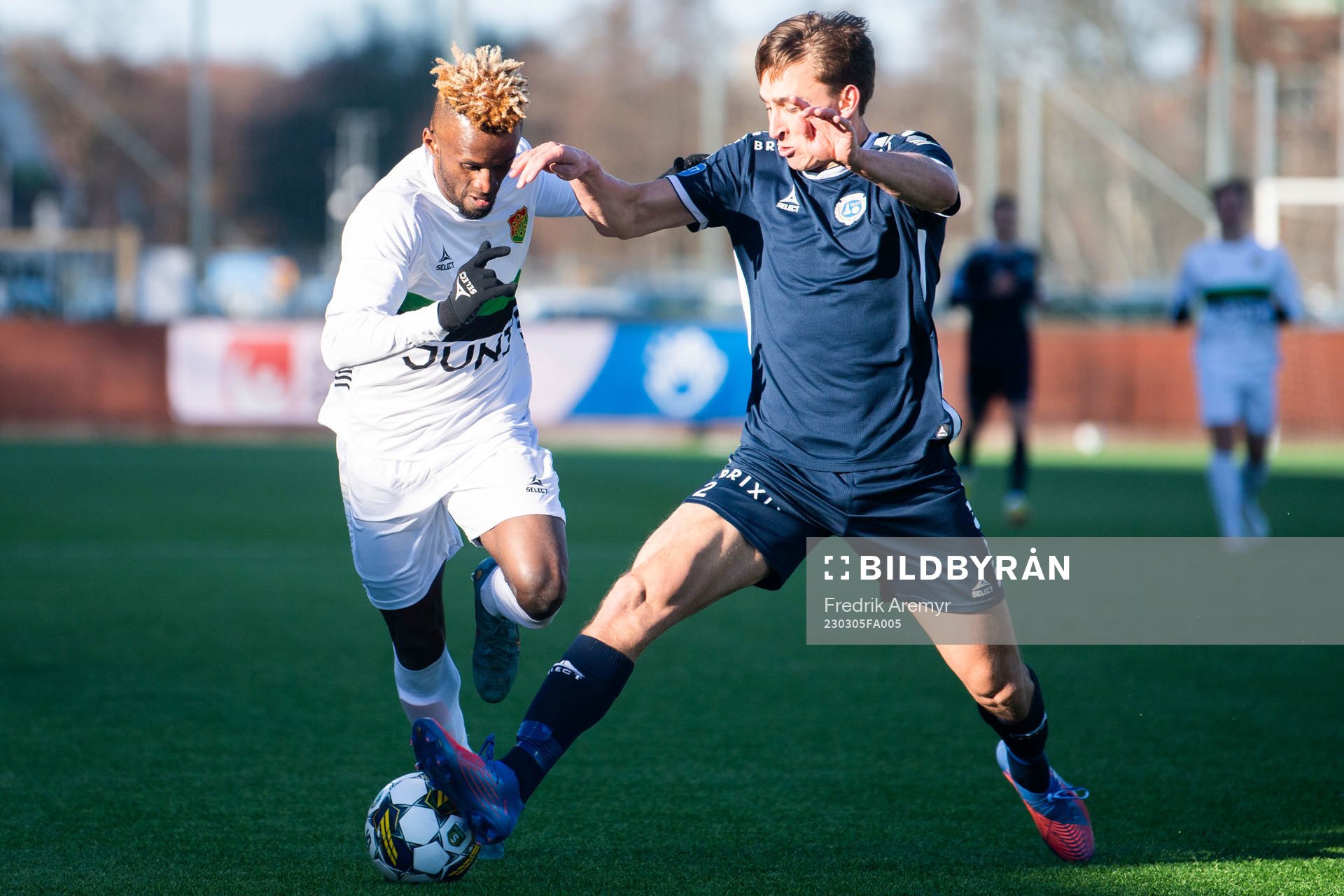 GAIS Rickard Emeka Friday och Utsiktens Wilhelm Nilsson