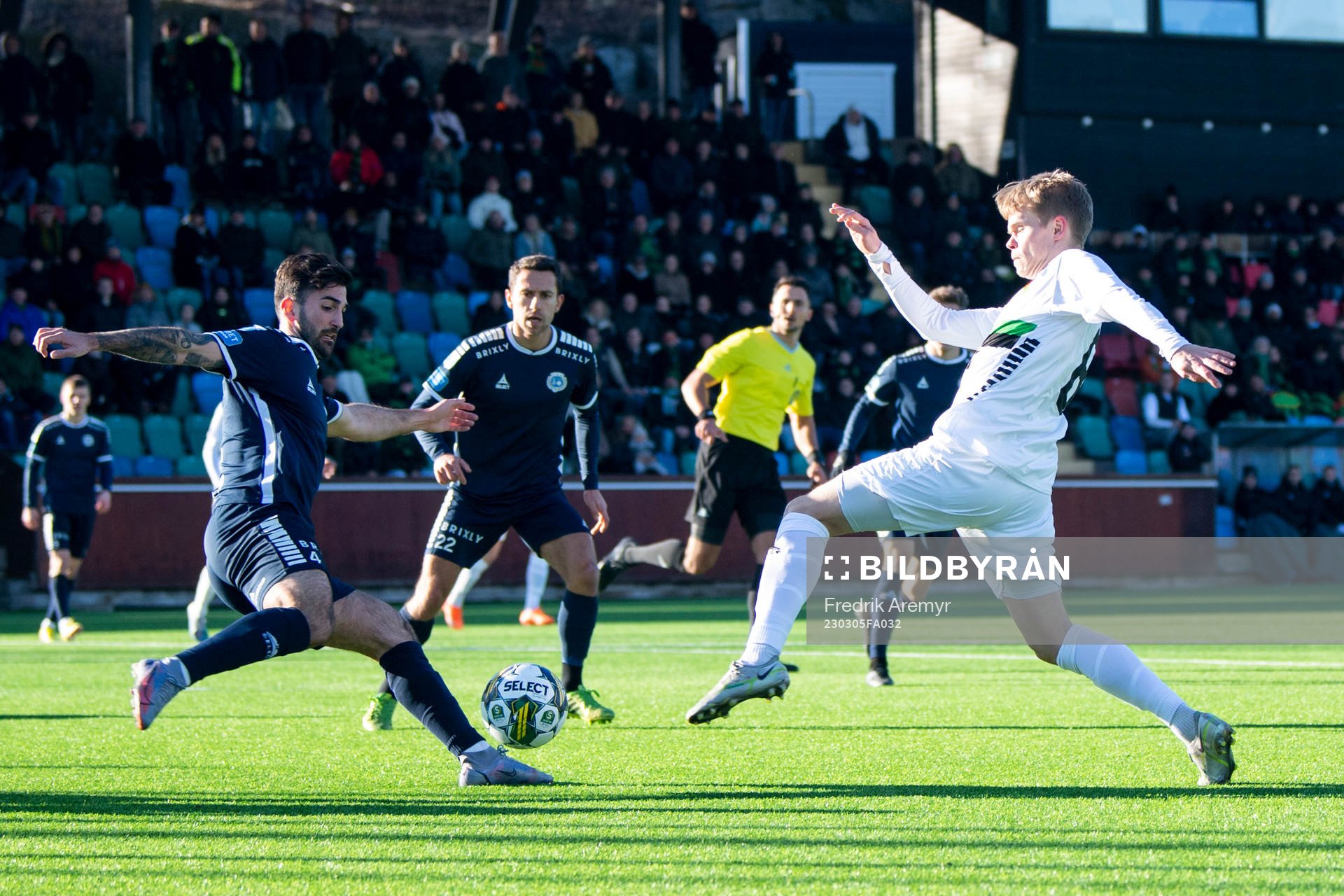 Utsiktens Allan Mohideen och GAIS Viktor Alexandersson