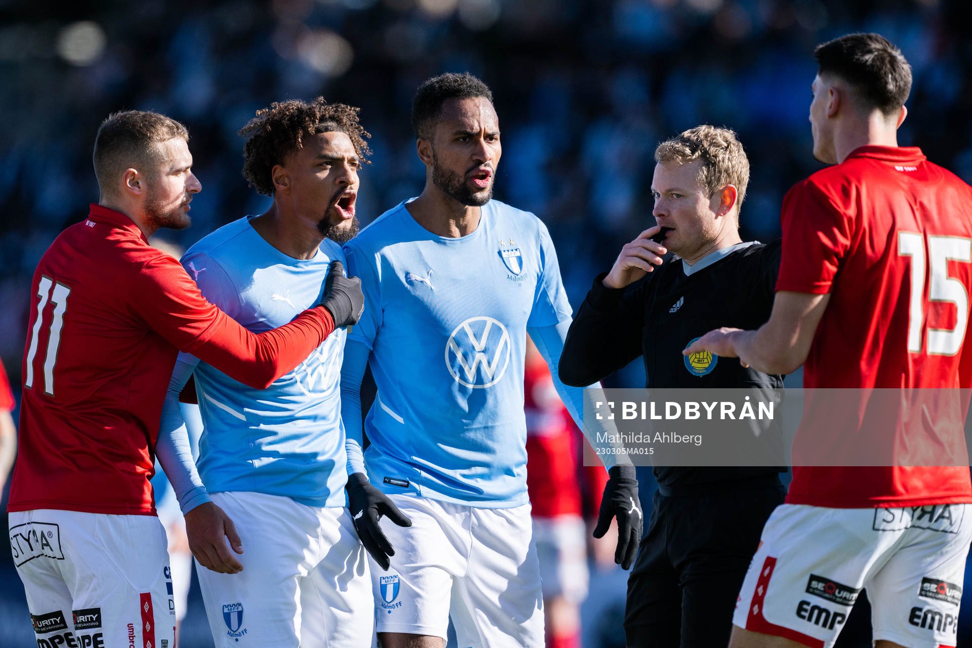Malmö FFs Gabriel Busanello och Isaac Kiese Thelin