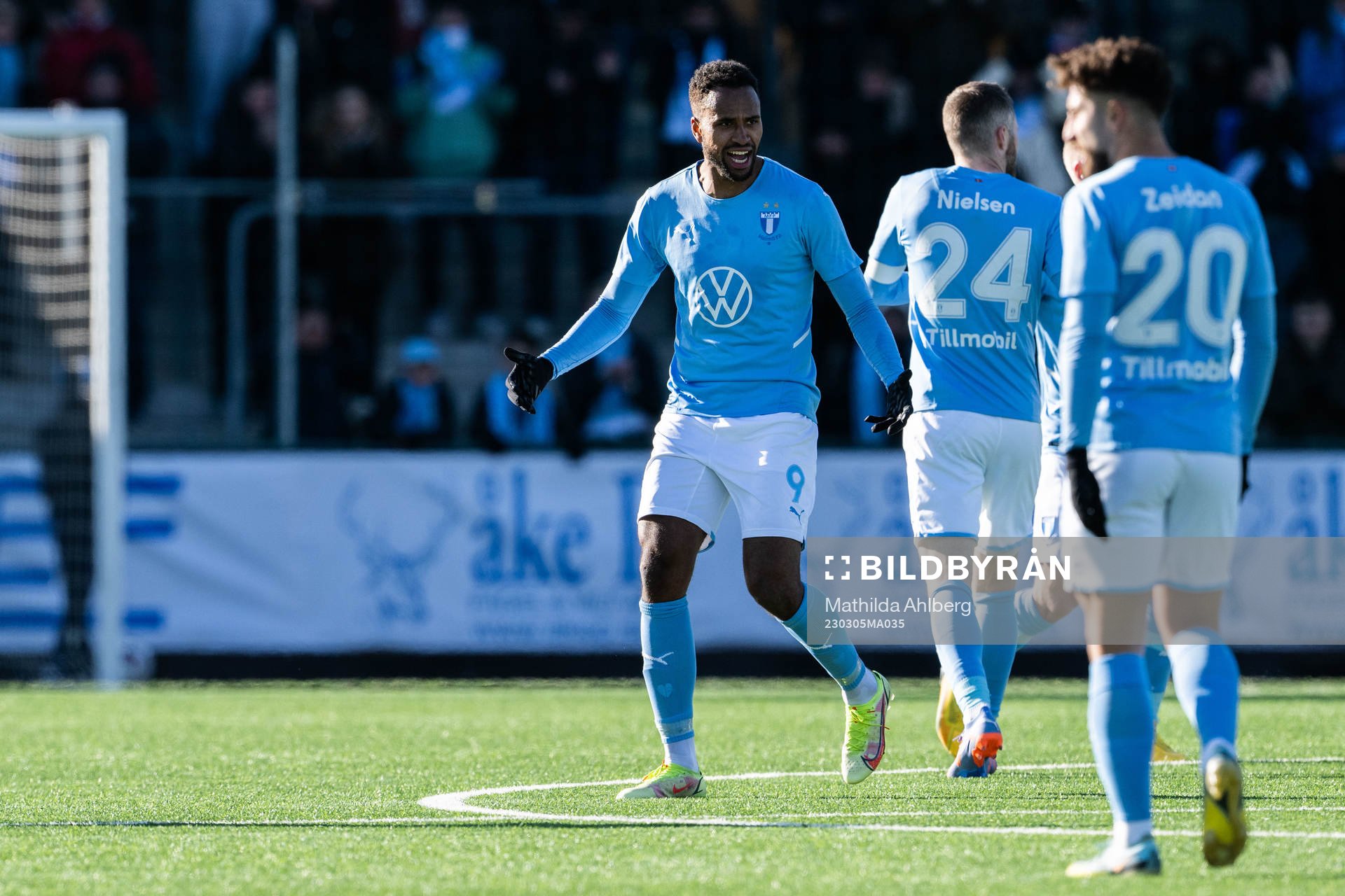 Malmö FFs Isaac Kiese Thelin jublar