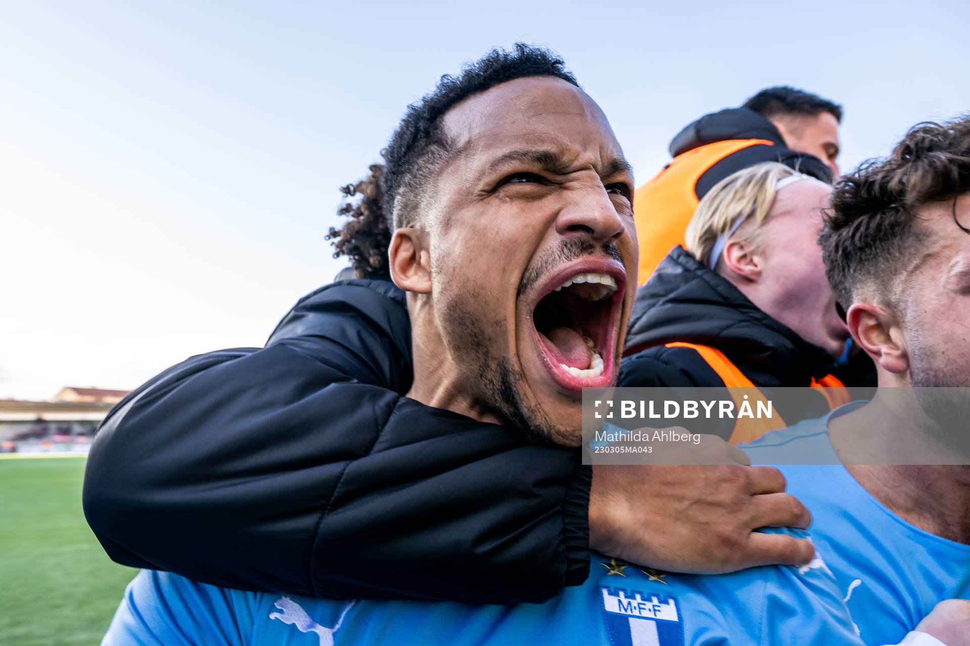 Malmö FFs Martin Olsson jublar