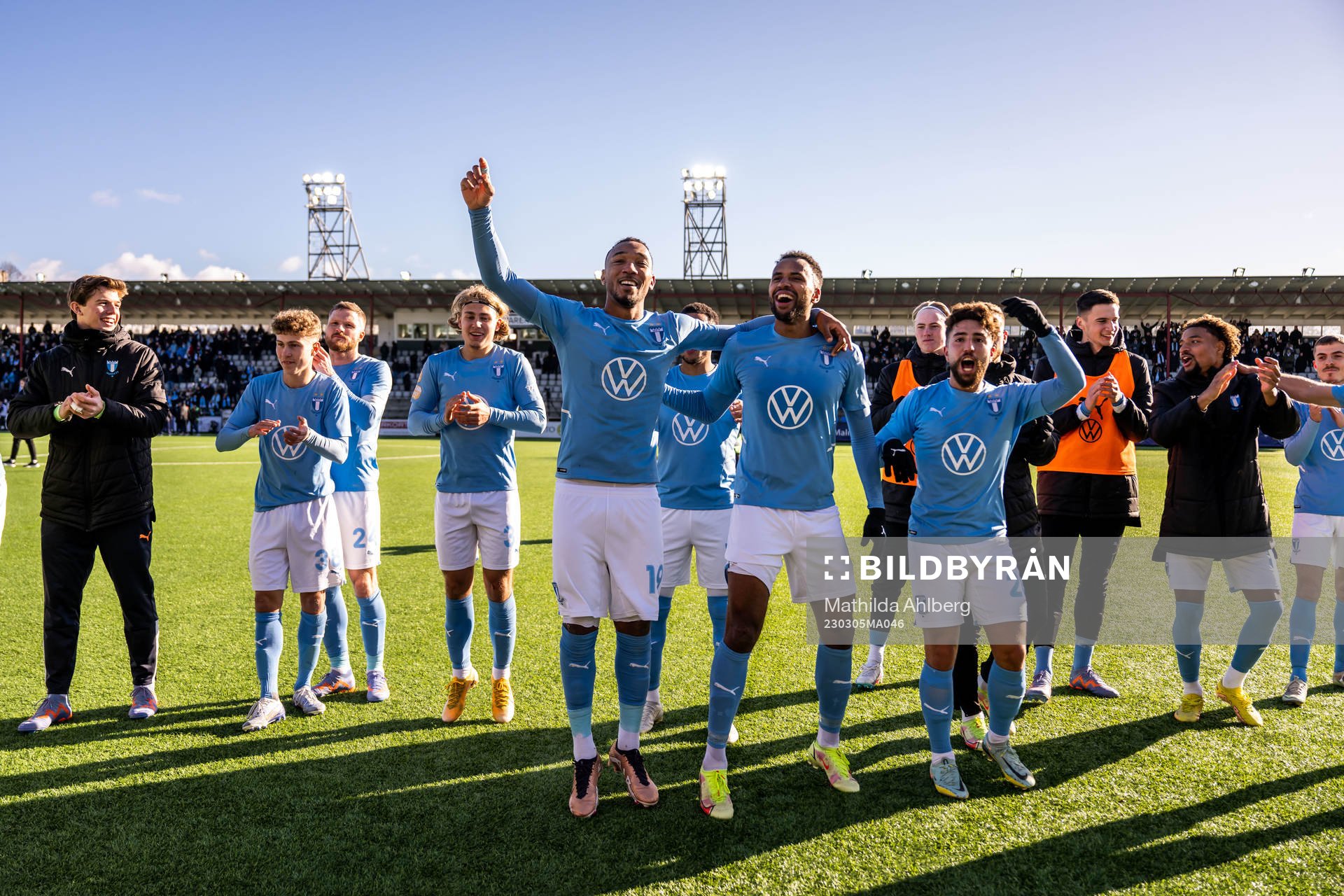 Malmö FFs Derek Cornelius, Isaac Kiese Thelin och Moustafa