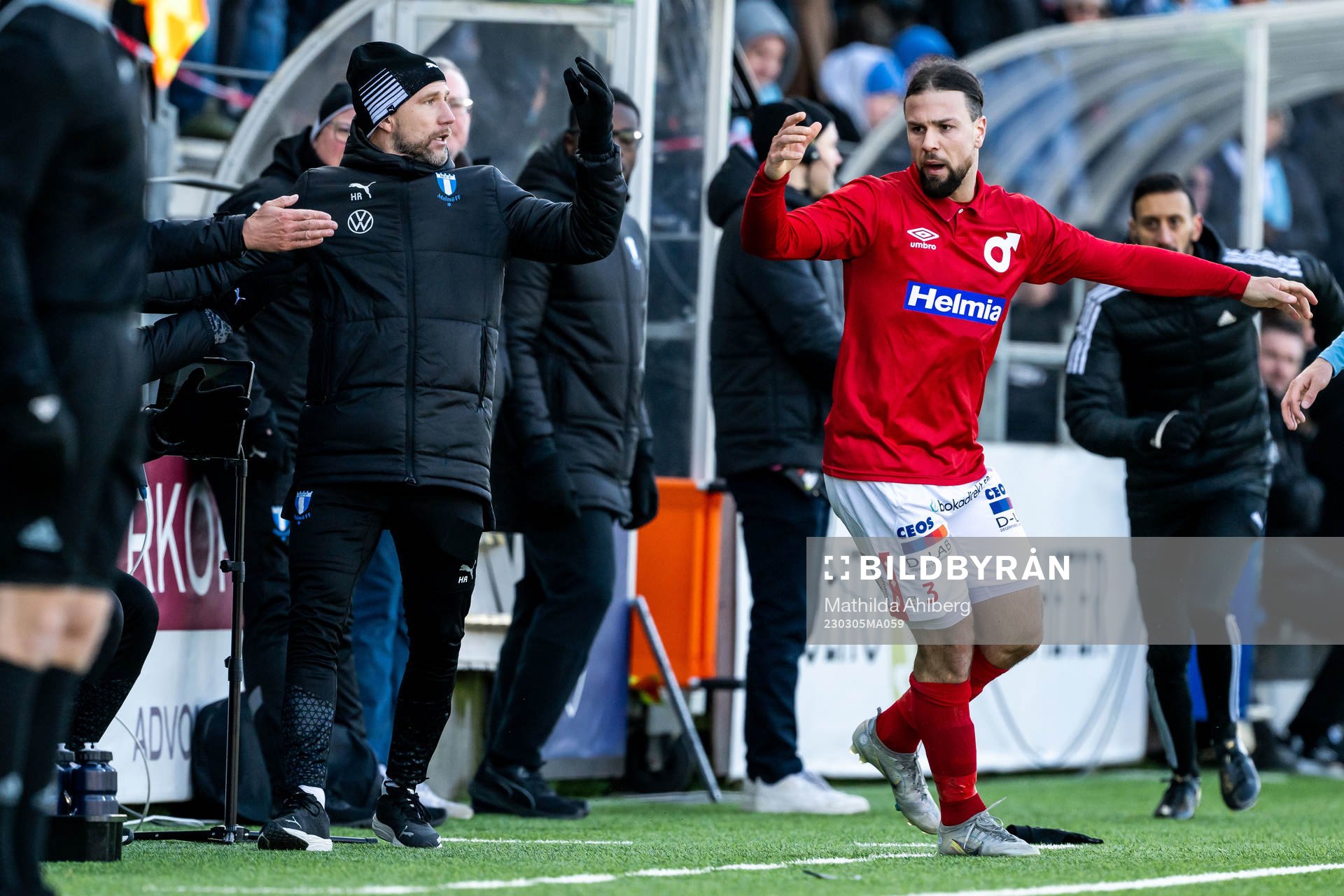 Malmö FFs tränare Henrik Rydström och Degerfors