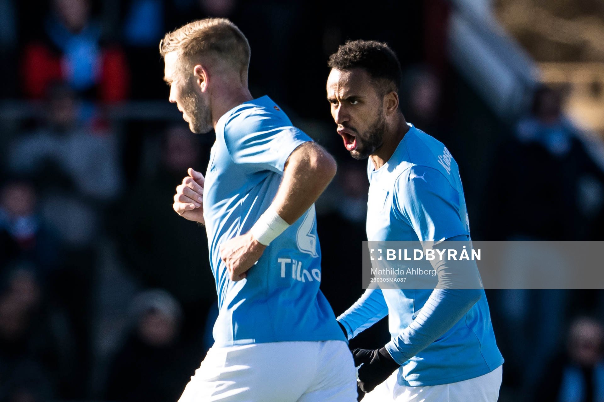 Malmö FFs Isaac Kiese Thelin jublar
