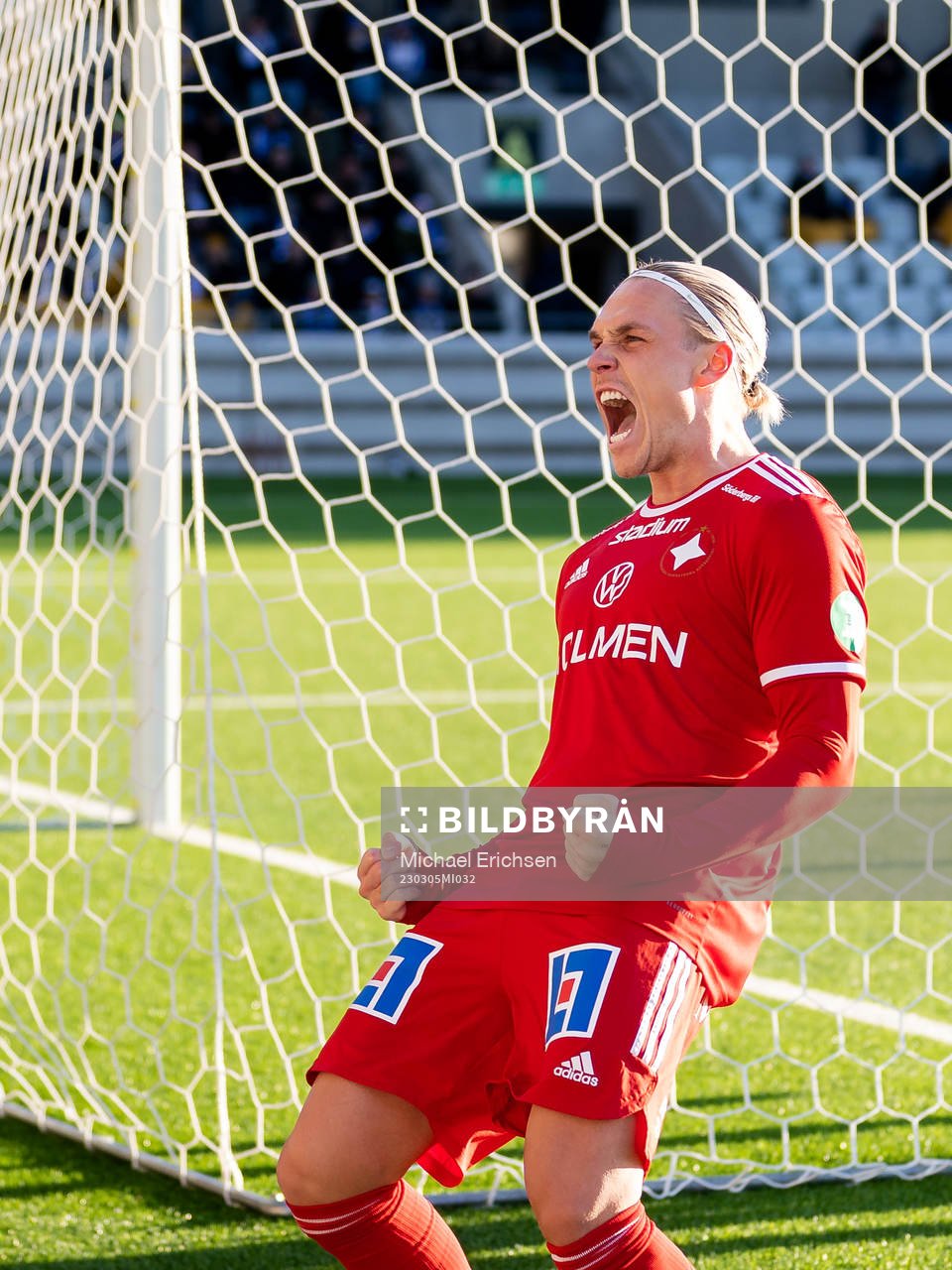 IFK Norrköpings Arnor Sigurdsson jublar