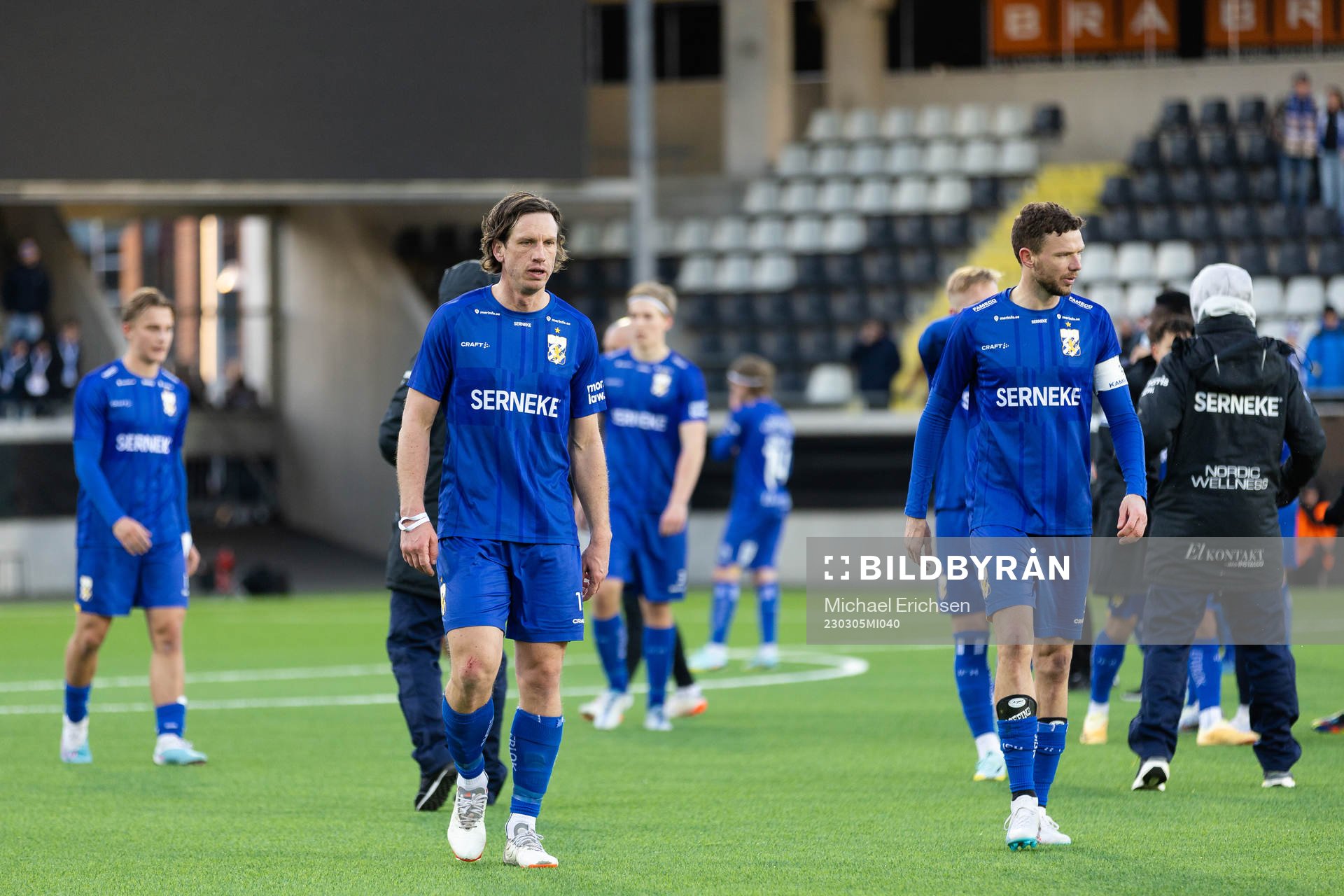 IFK Göteborgs Gustav Svensson och Marcus Berg  deppar
