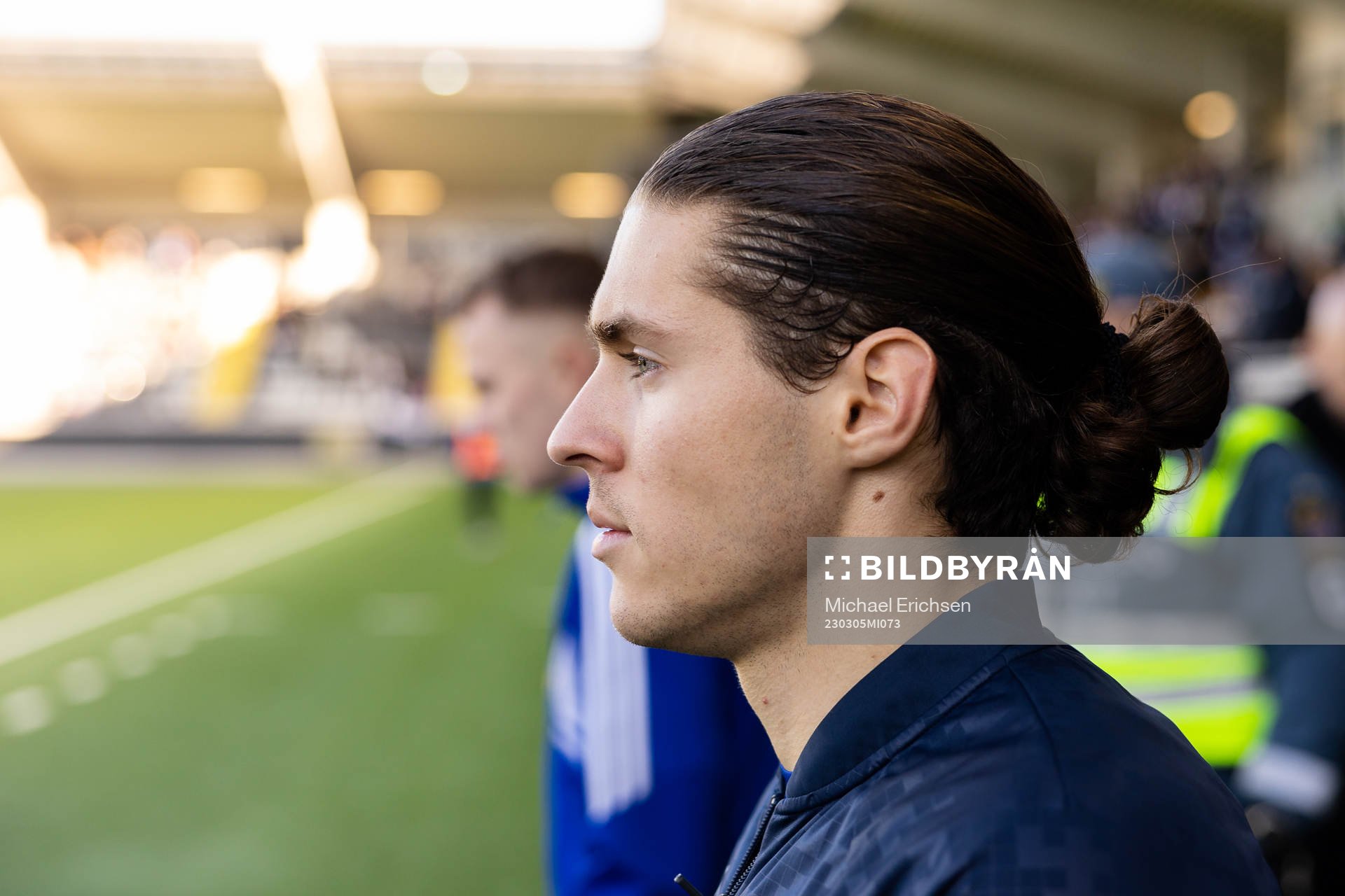 IFK Göteborgs Eman Markovic innan fotbollsmatchen i