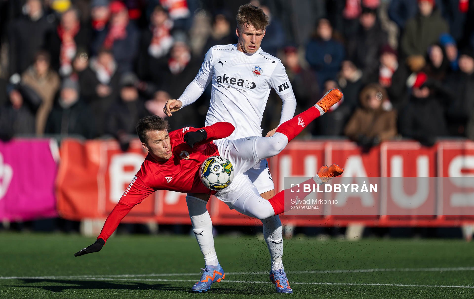 Kalmars Simon Skrabb och Helsingborgs Casper Widell
