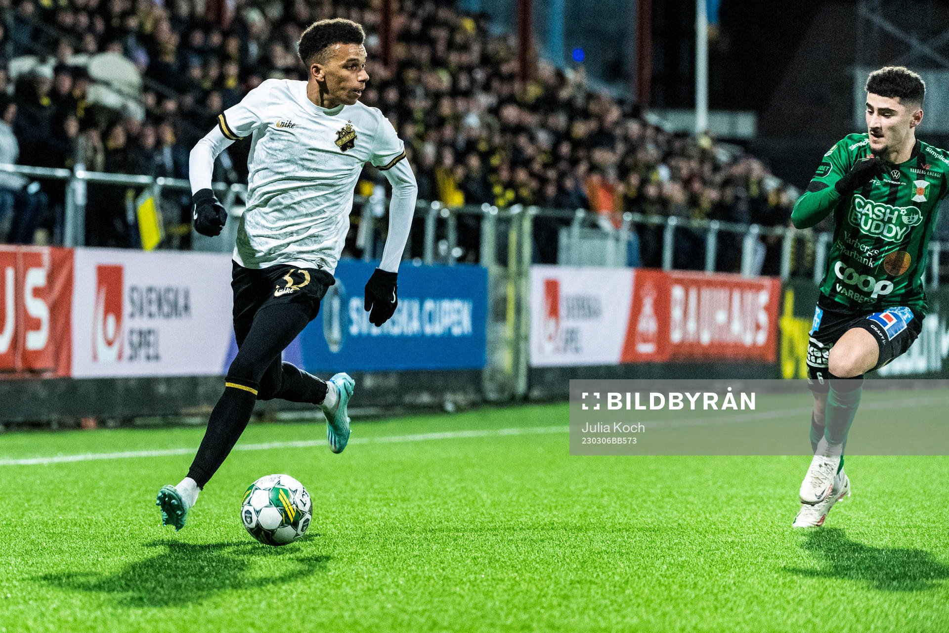 AIKs Rui Modesto och Varbergs Ismet Lushaku