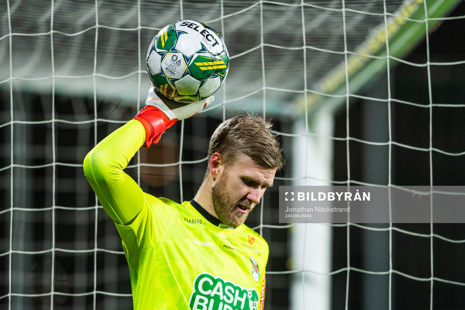 Varbergs målvakt Fredrik Andersson