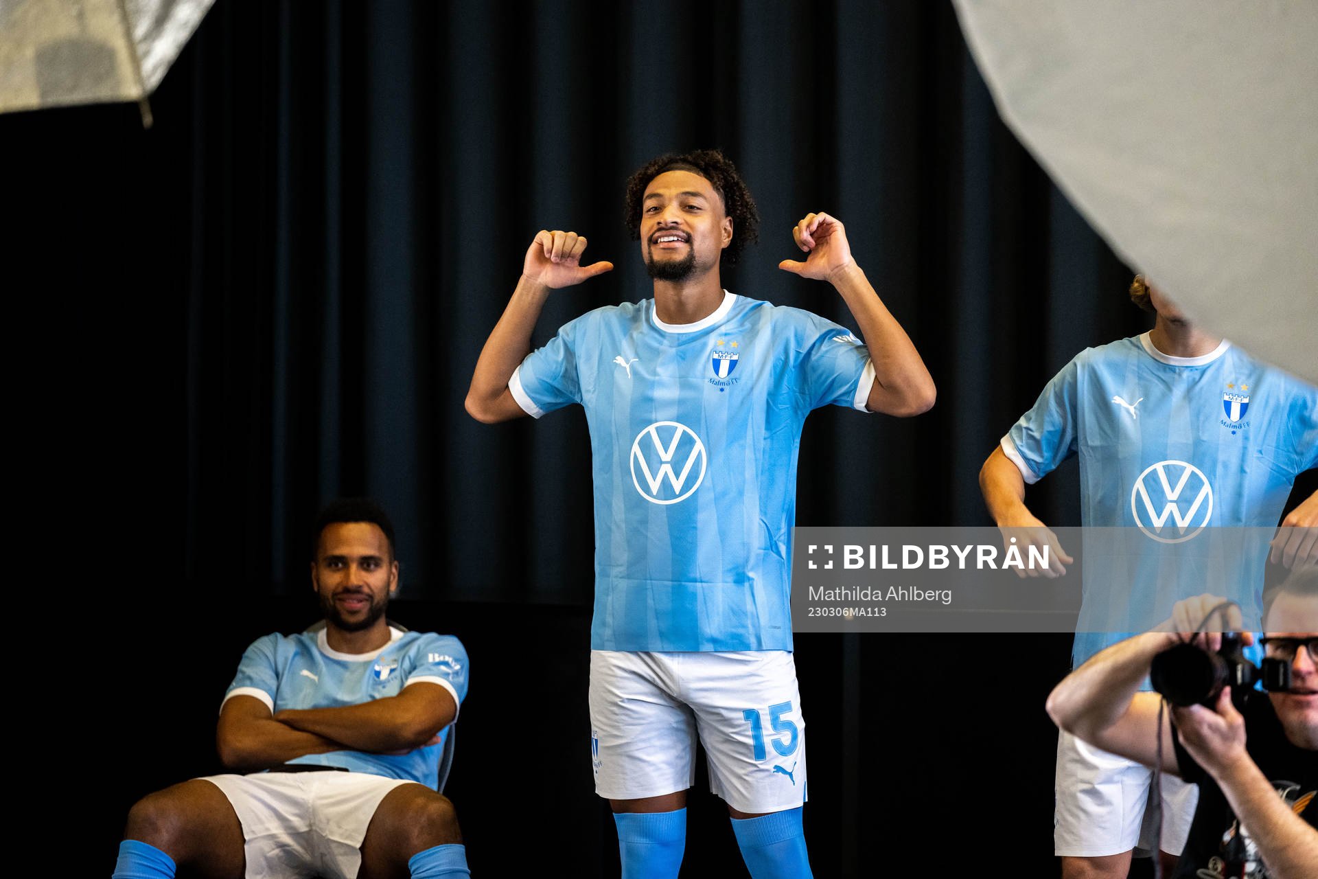 Malmö FFs Isaac Kiese Thelin och Joseph Ceesay