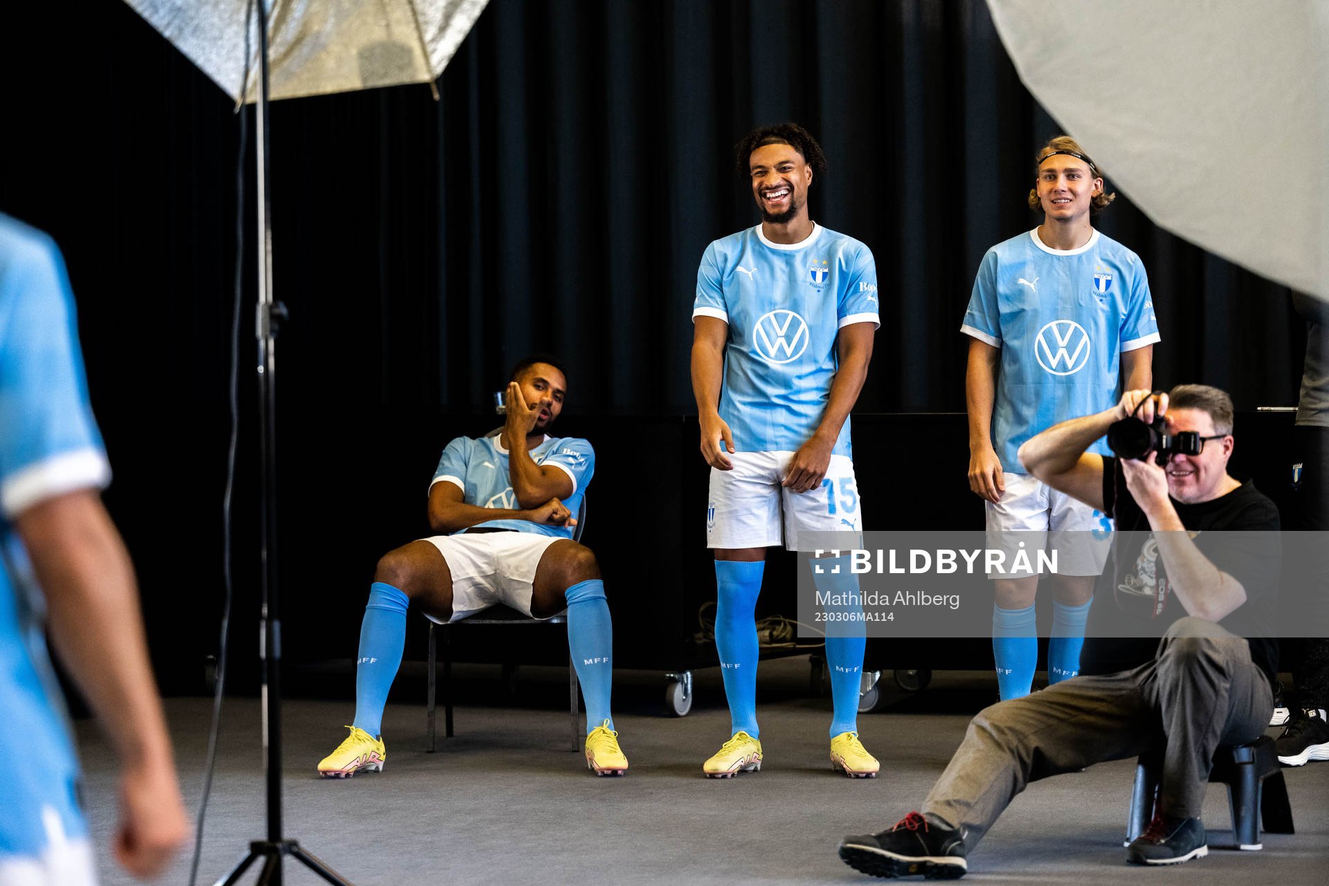 Malmö FFs Isaac Kiese Thelin och Joseph Ceesay