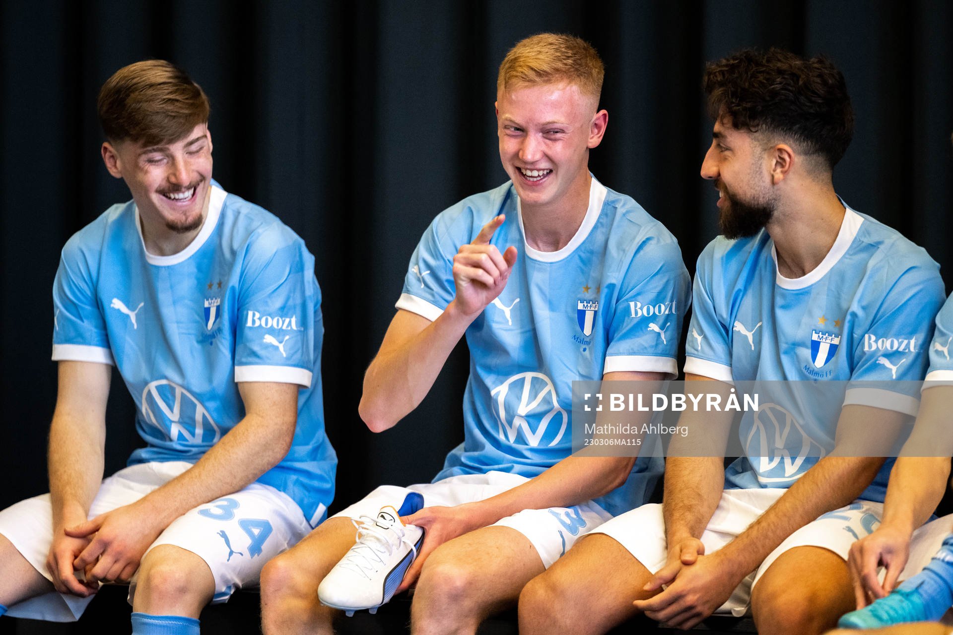 Malmö FFs Hugo Larsson och Moustafa Zeidan