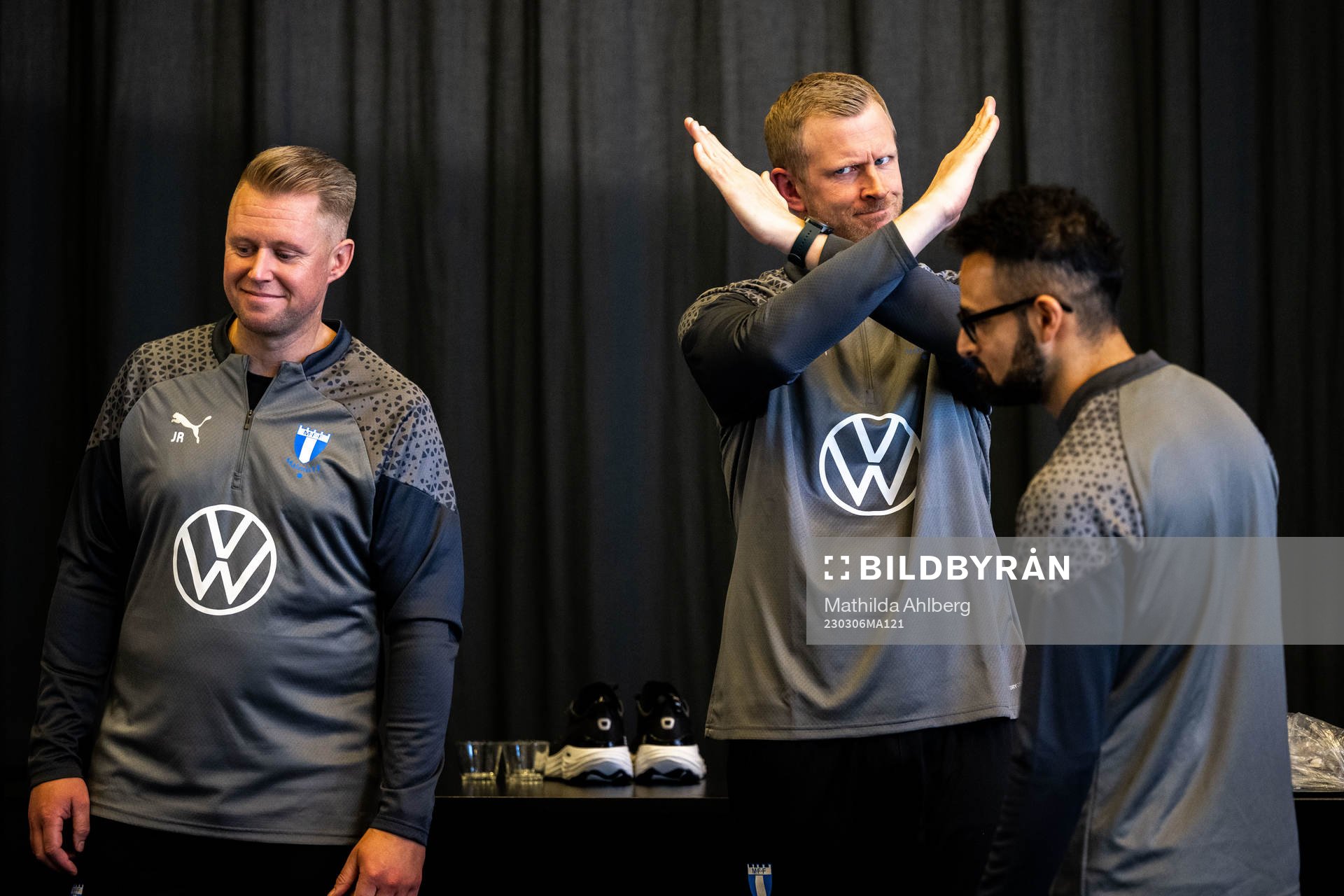 Malmö FFs Fysioterapeut Jesper Robertsson och