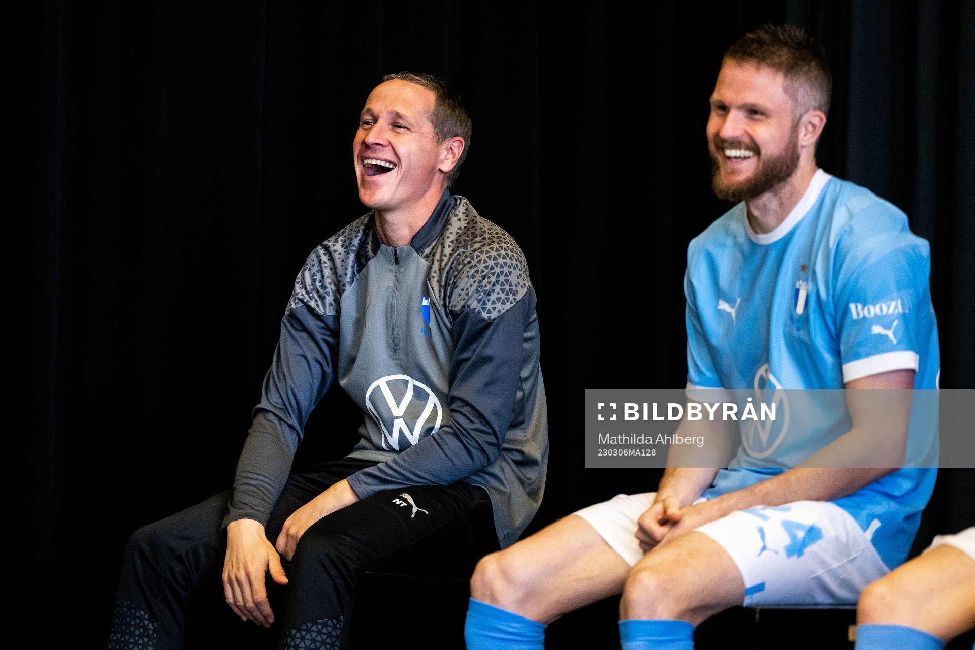 Malmö FFs Assisterande tränare Nikola Trajkovic och Lasse