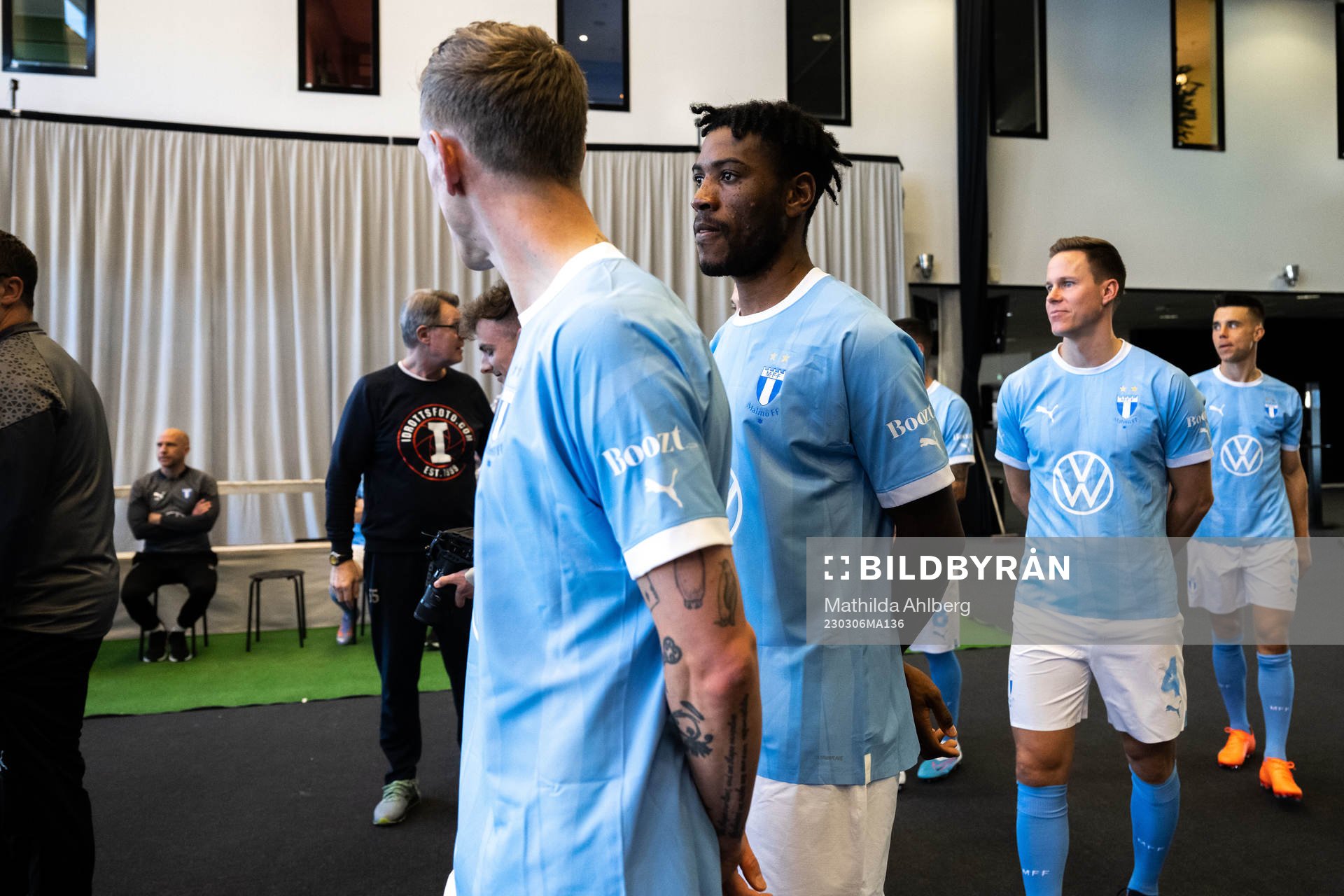 Malmö FFs Emmanuel Lomotey och Niklas Moisander