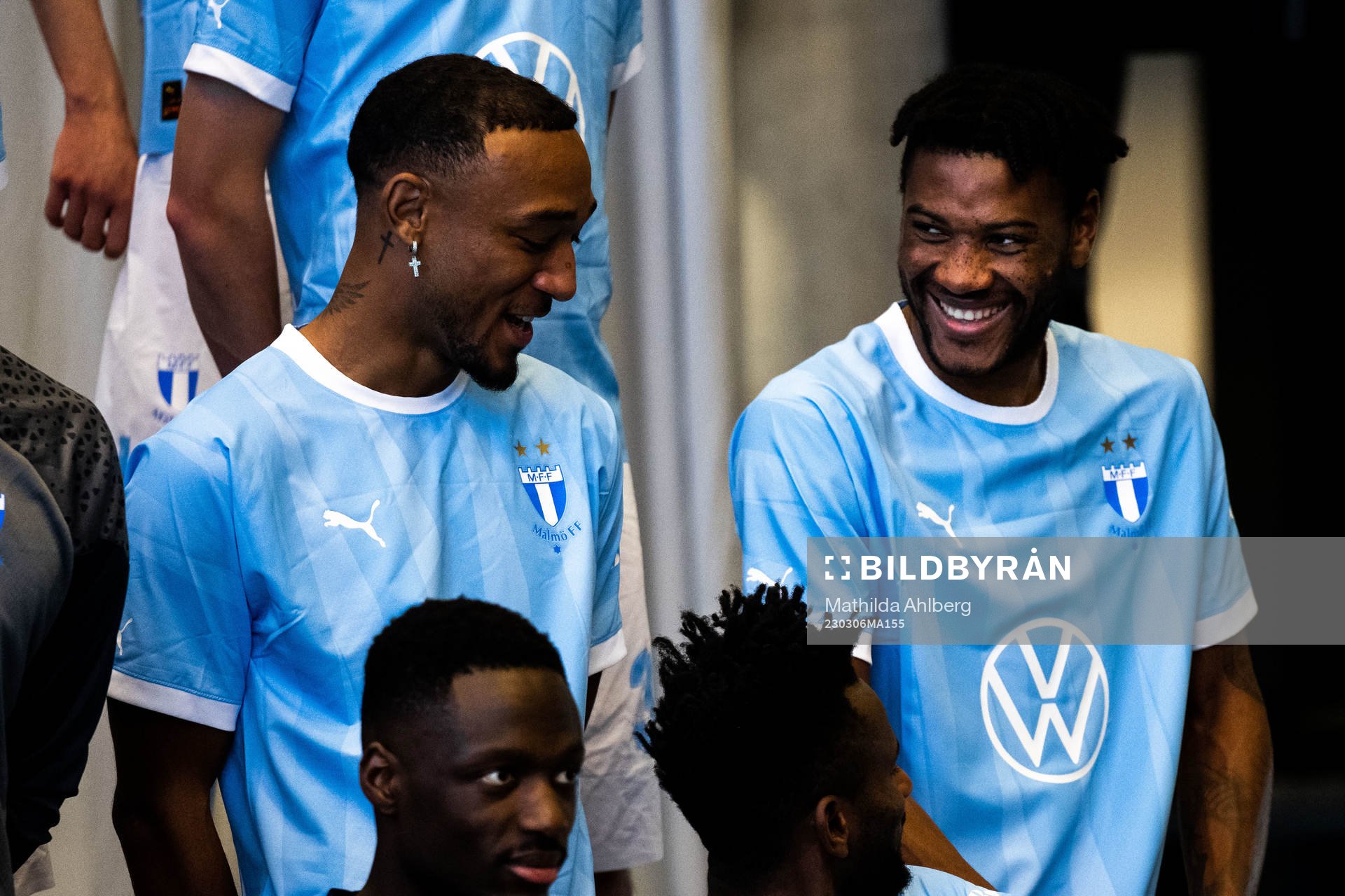 Malmö FFs Derek Cornelius och Samuel Kotto