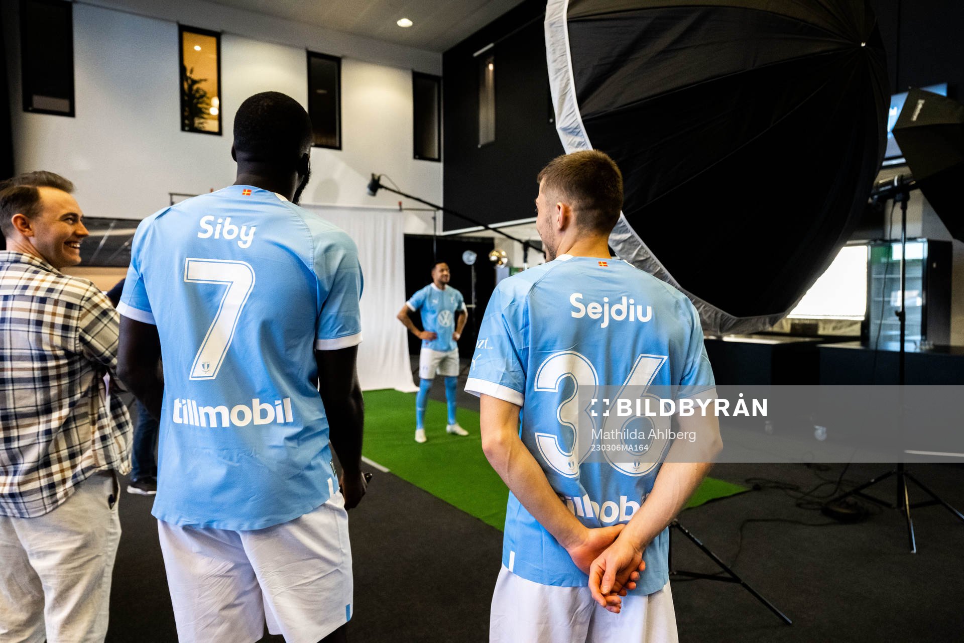 Malmö FFs Malmö FFs Mahame Siby och Patriot Sejdiu