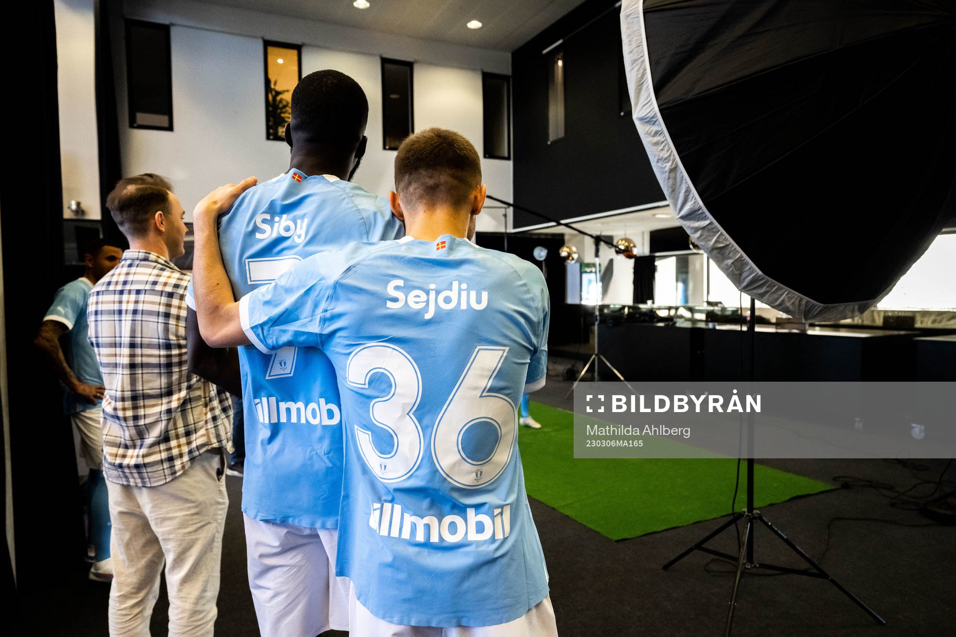 Malmö FFs Malmö FFs Mahame Siby och Patriot Sejdiu
