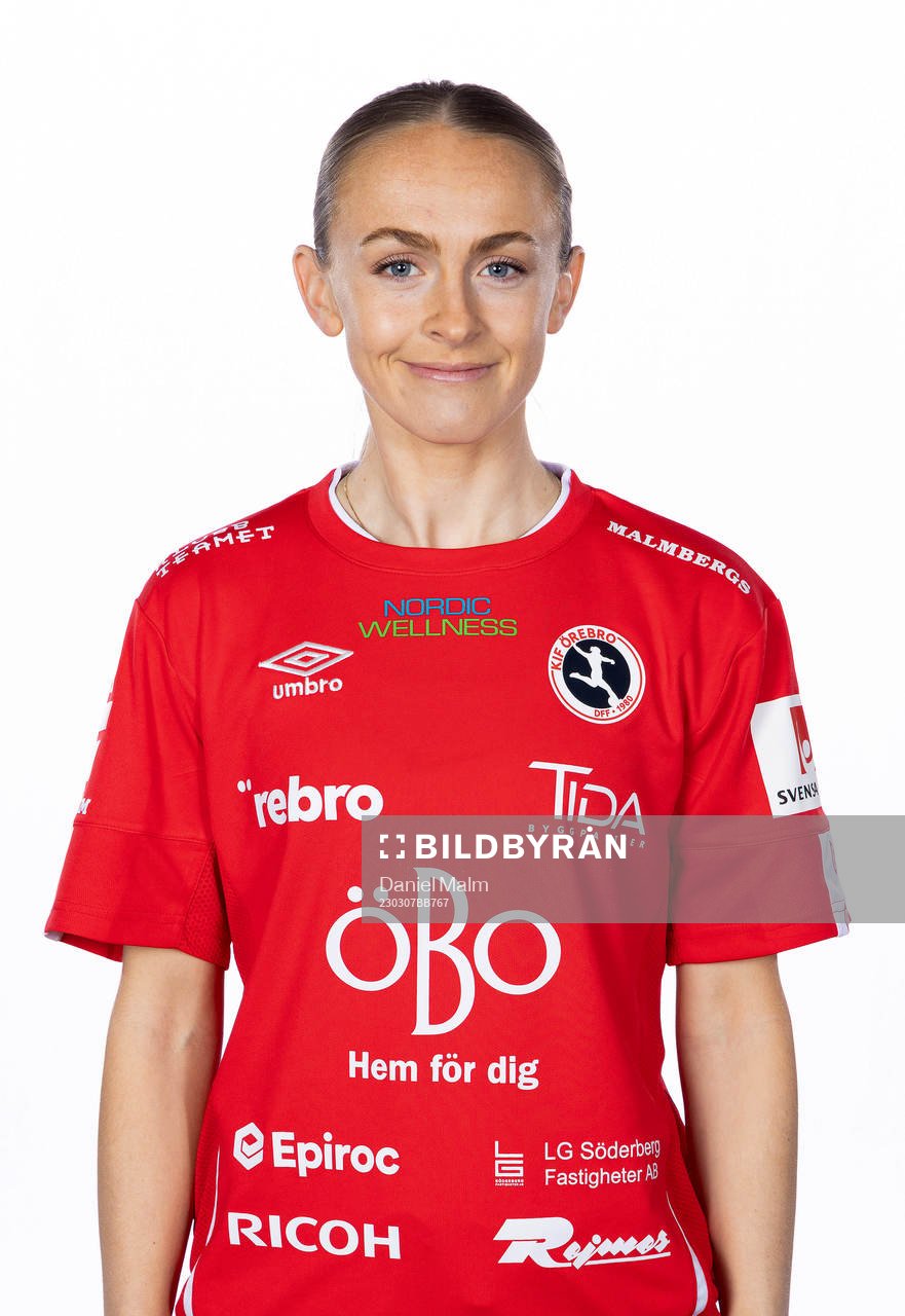 Örebros Michaela Kovacs poserar för ett porträtt den 7 mars 2023 i Örebro.