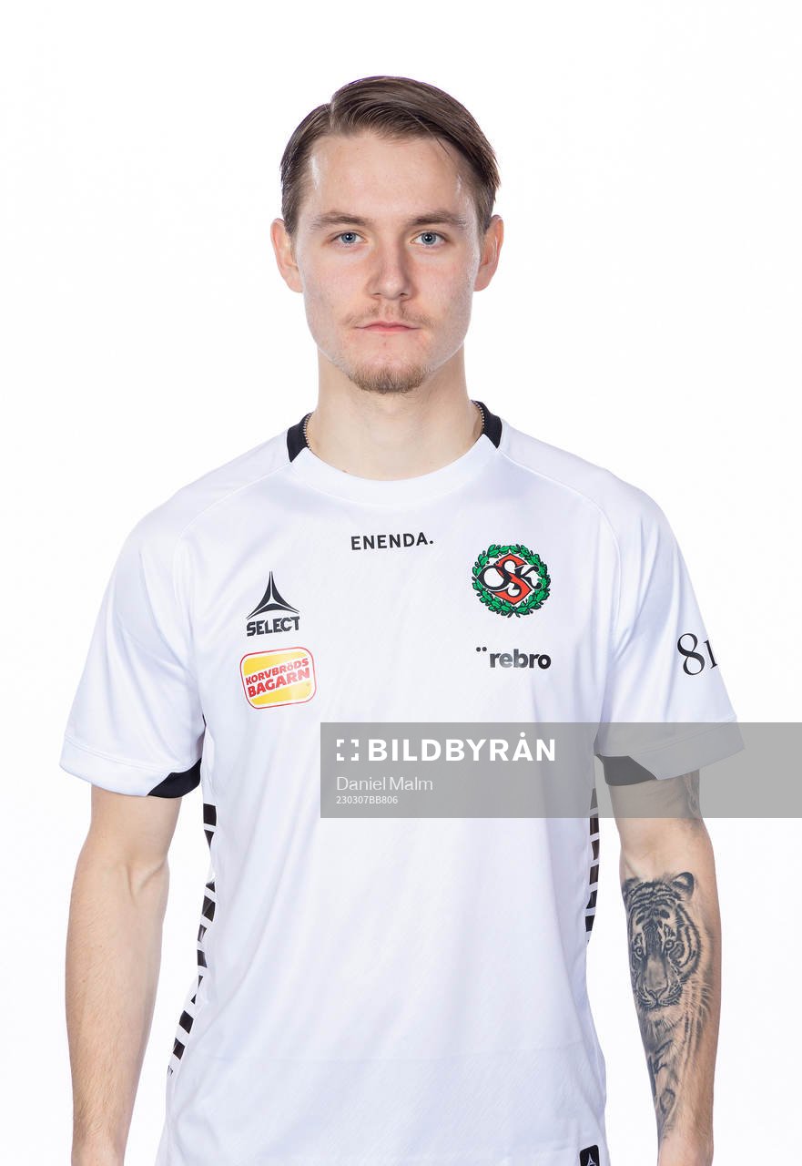 Örebros Noel Milleskog poserar för ett porträtt den 7 mars 2023 i Örebro.