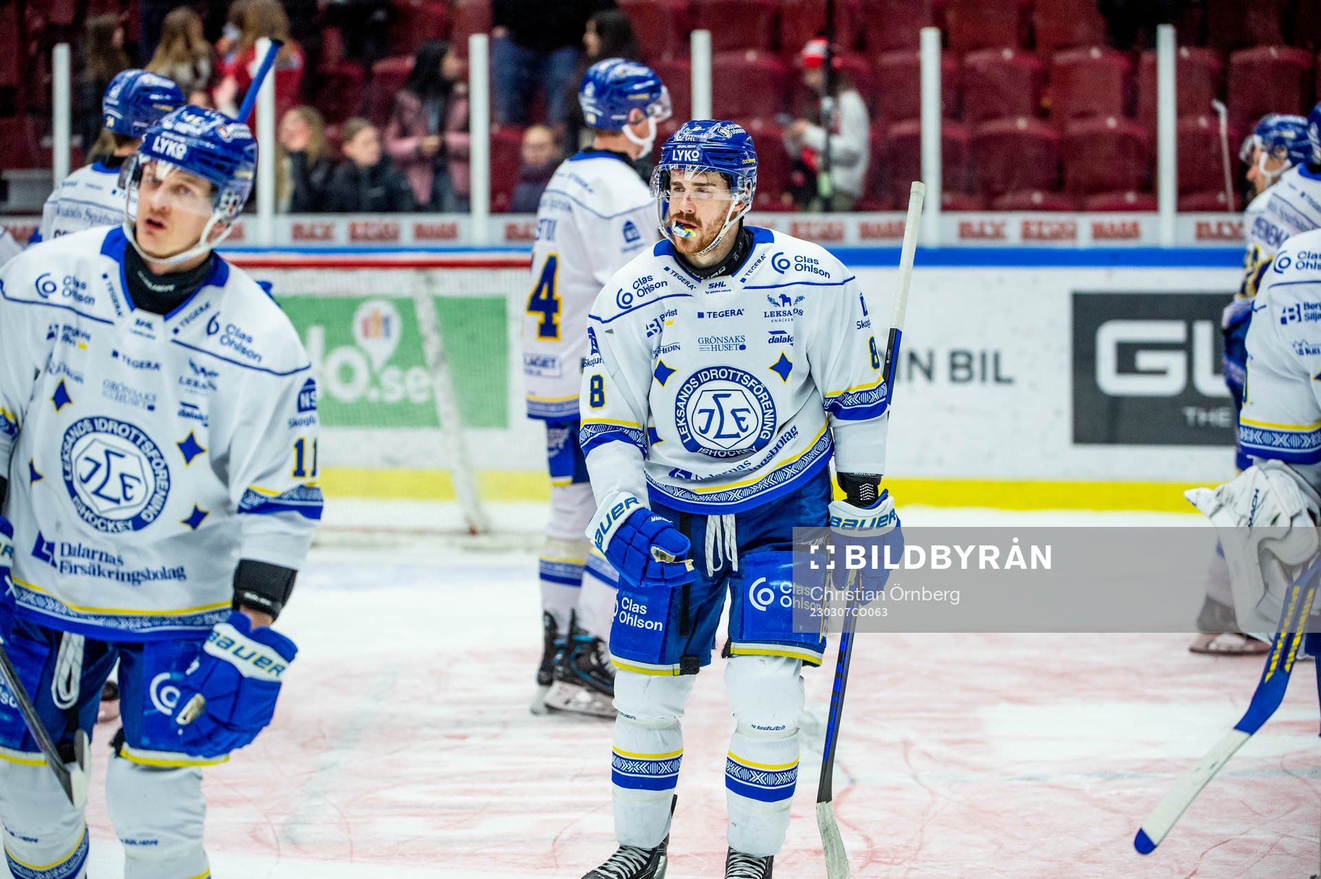 Leksands Matt Caito deppar med lagkamraterna