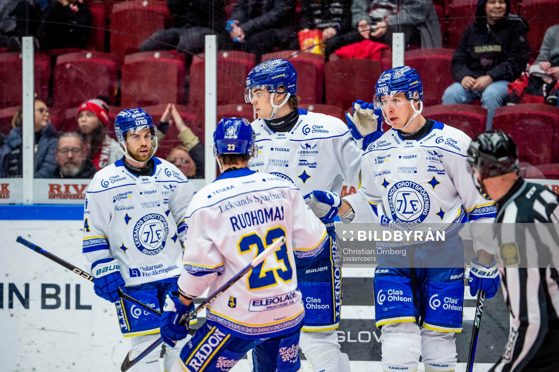 Leksands Carter Ashton jublar