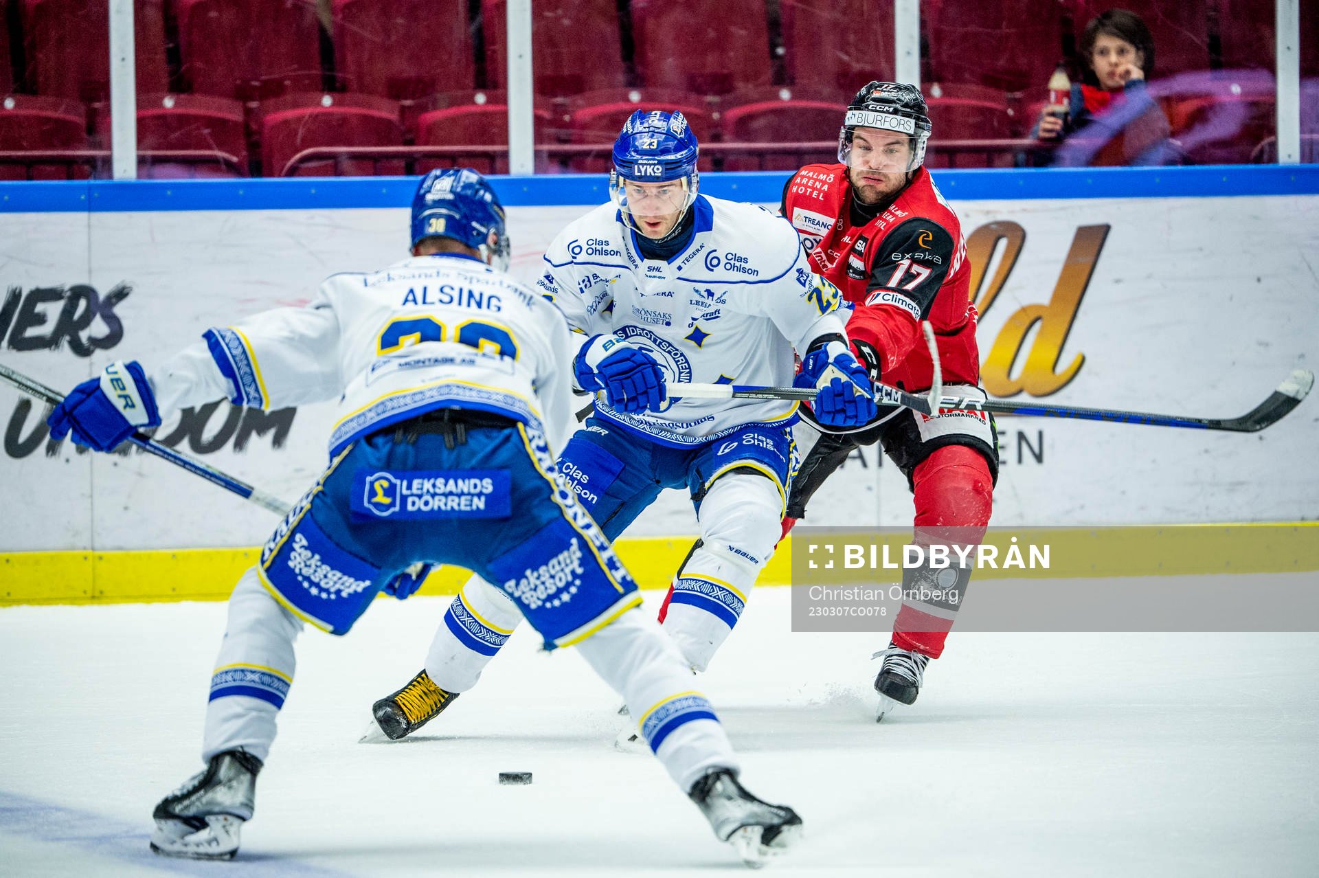 Leksands Olle Alsing och Mikael Ruohomaa mot Malmö