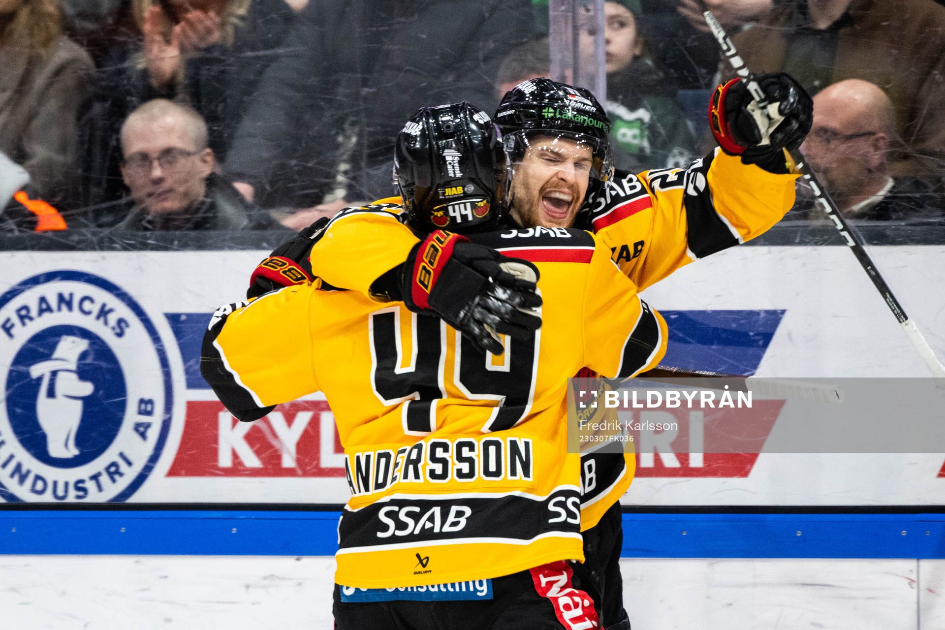 Luleås Brendan Shinnimin och Jonathan Andersson