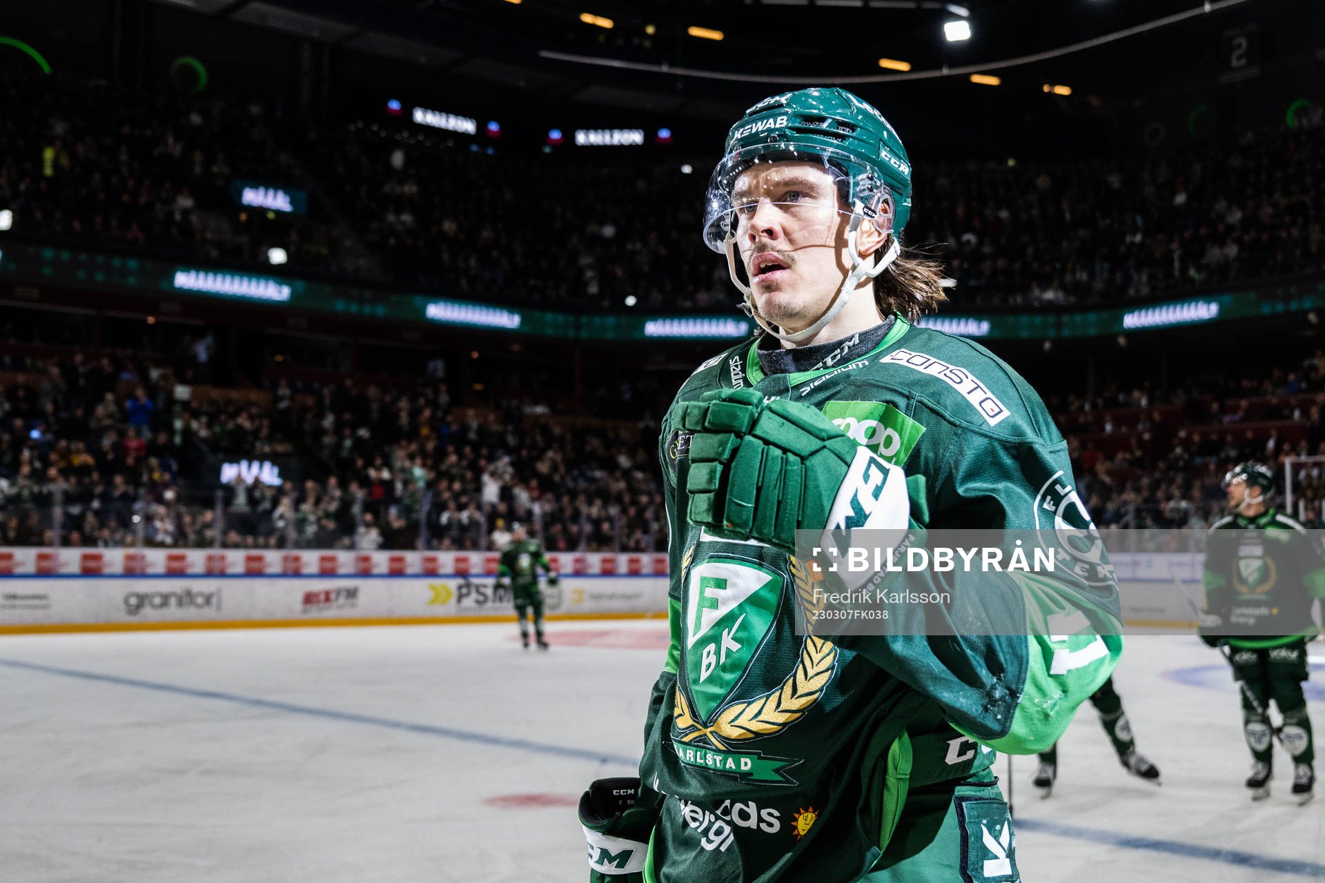 Färjestads Joakim Nygård jublar