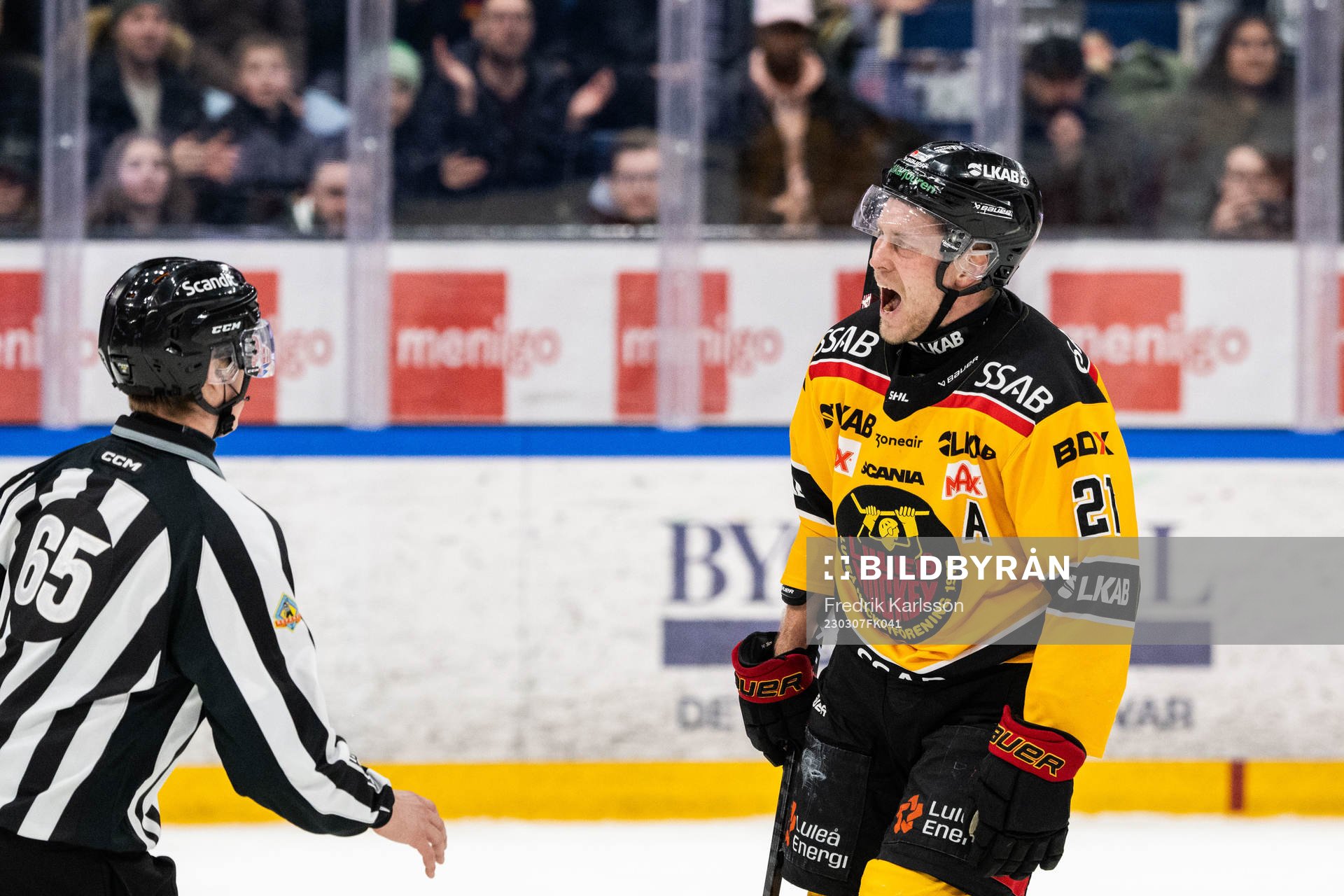 Luleås Juhani Tyrväinen reagerar på domslut