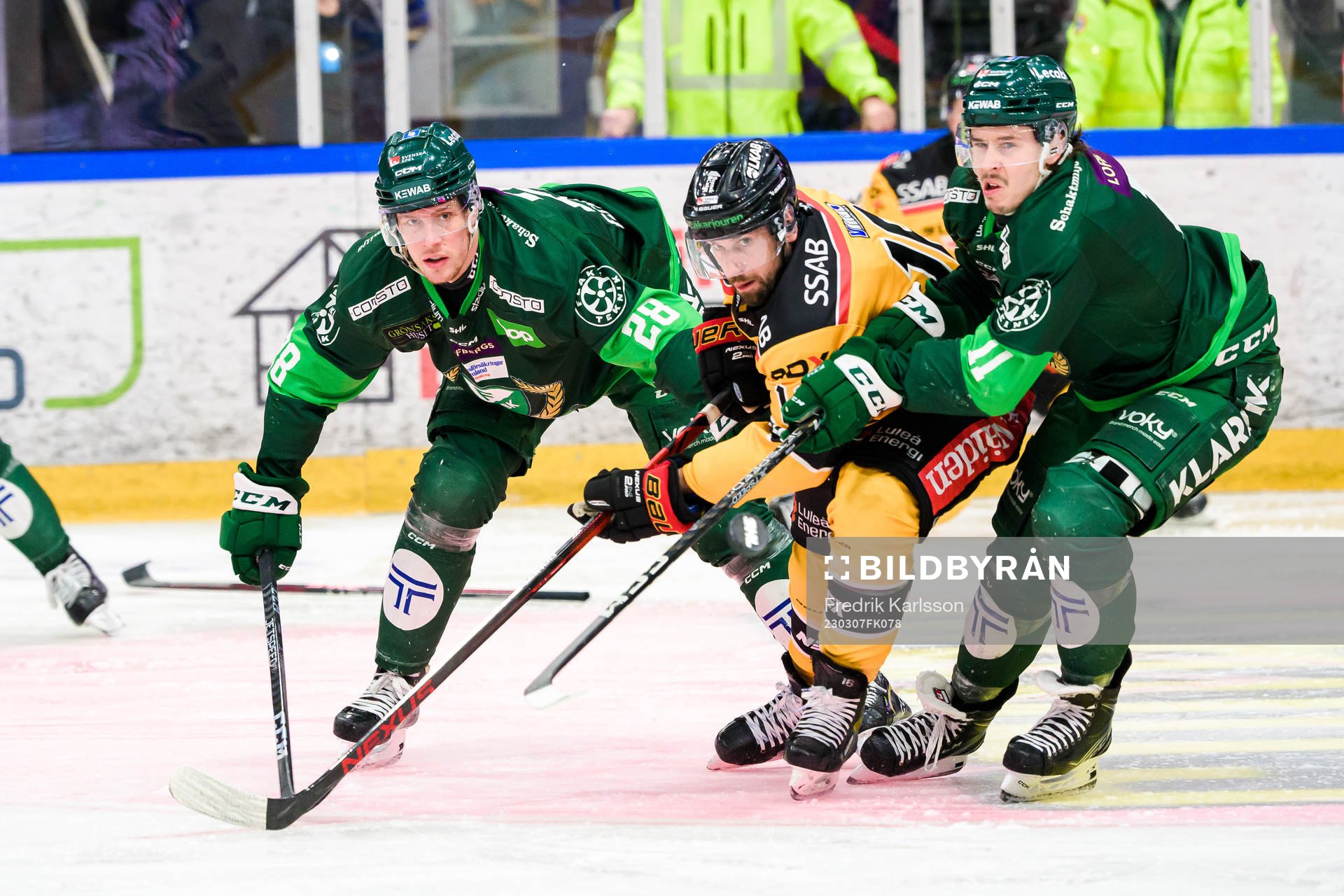 Färjestads Mattias Göransson och Joakim Nygård