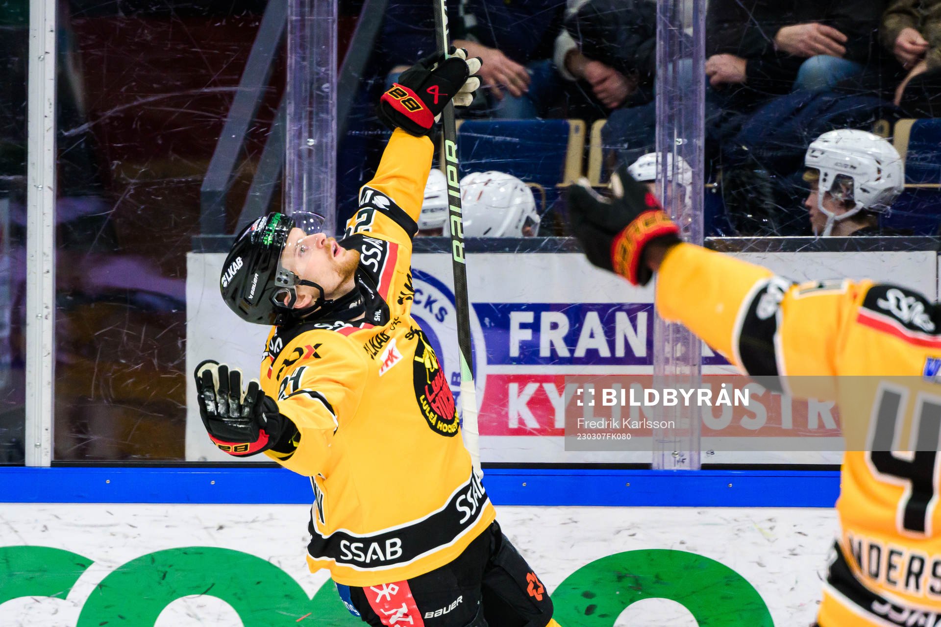 Luleås Brendan Shinnimin jublar
