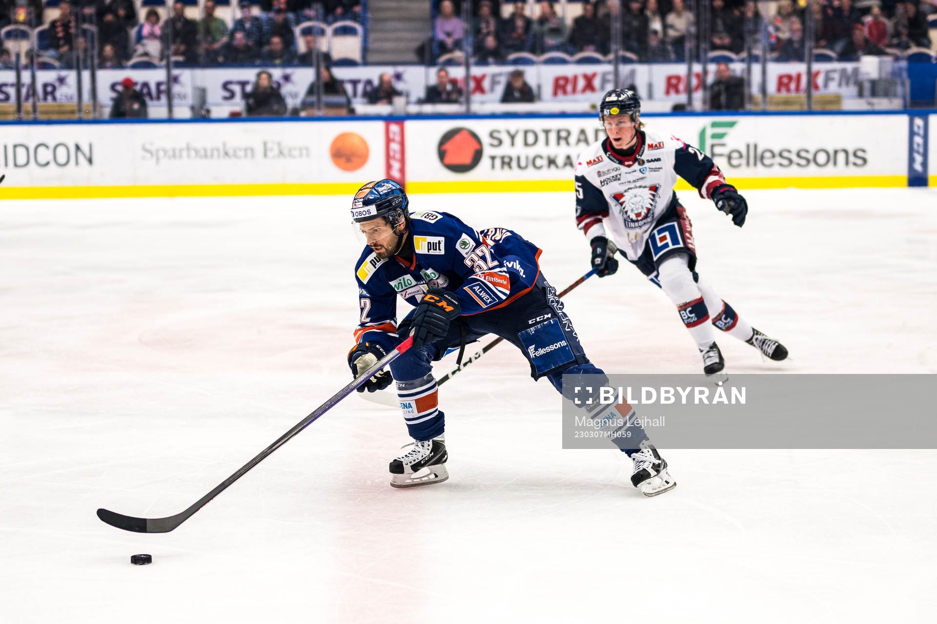 Växjös Lukas Bengtsson och Linköpings Filip Bystedt