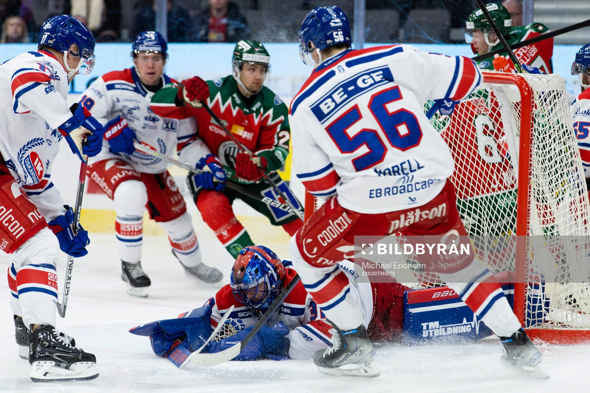 Oskarshamns målvakt Tim Juel